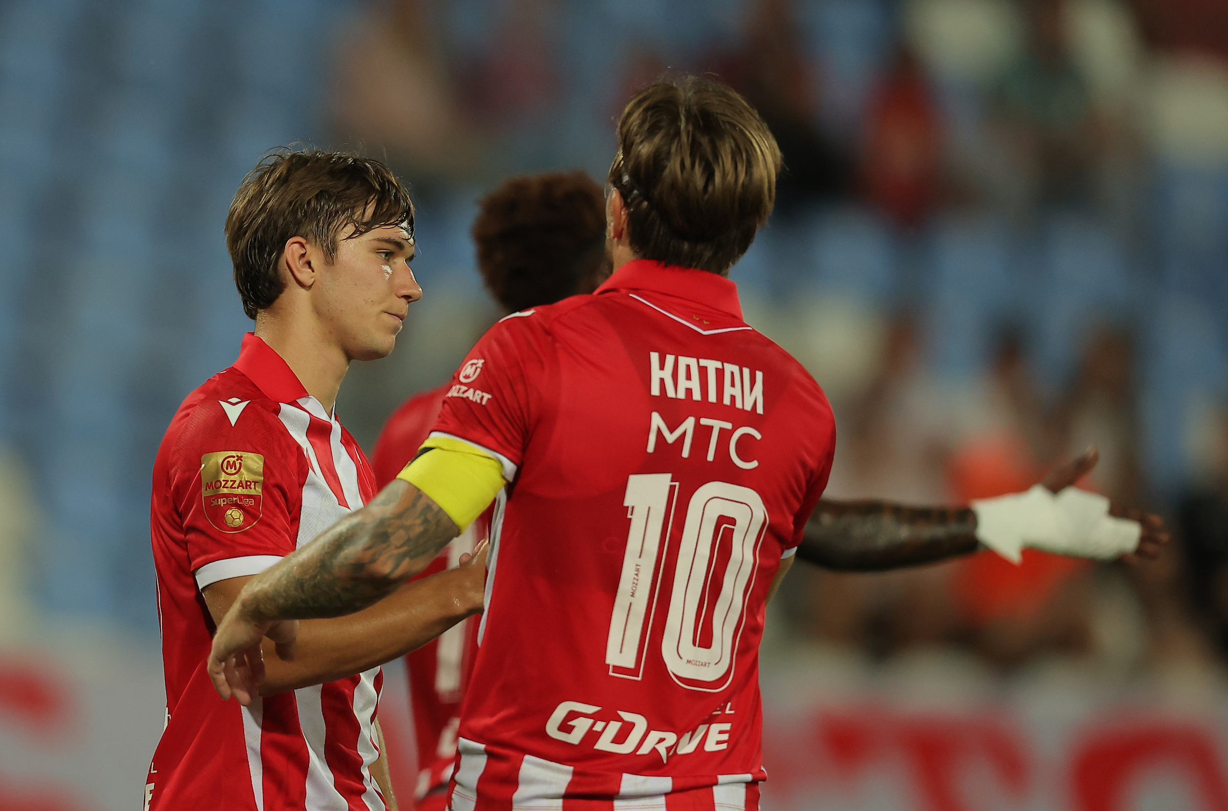 Belgrade, Serbia. 17th July, 2026. Vasilije Kostov and Aleksandar Katai