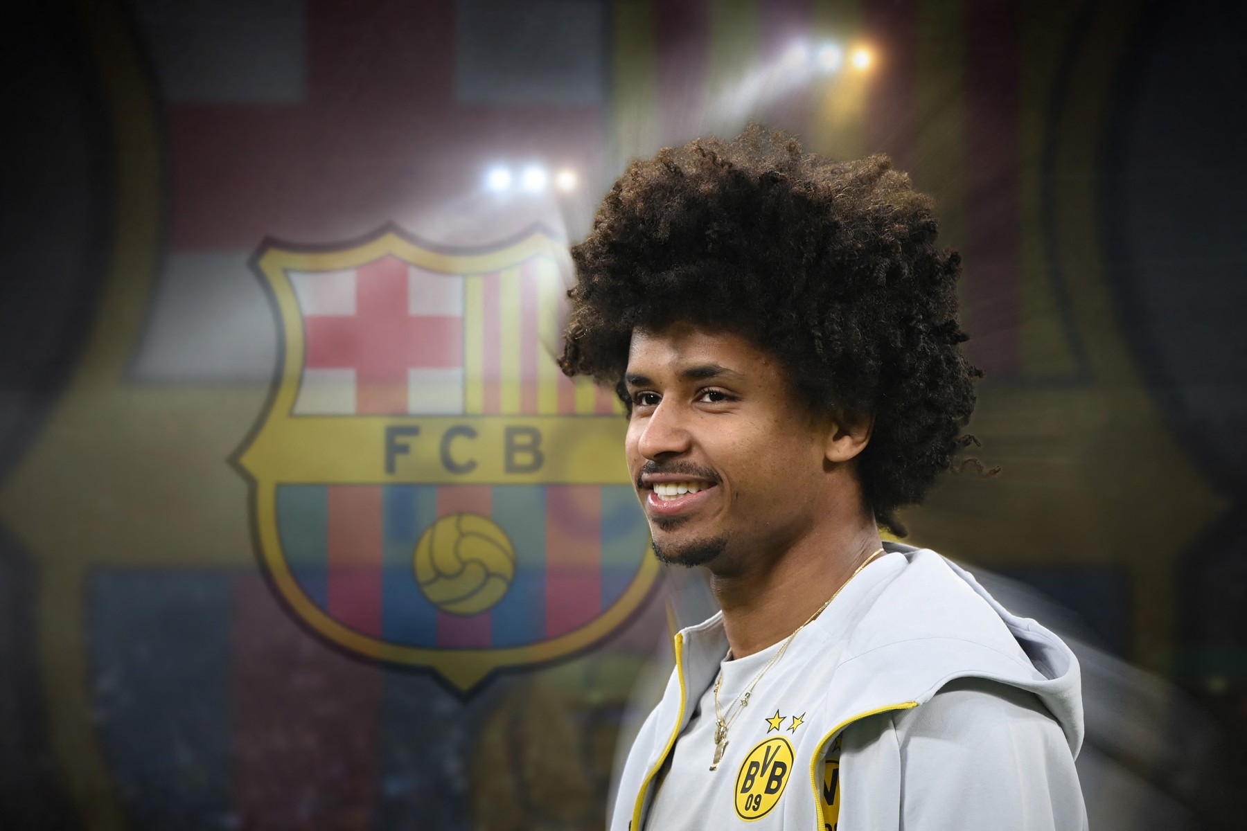 WARNING PHOTO MONTAGE: Karim ADEYEMI (Borussia Dortmund) before transf