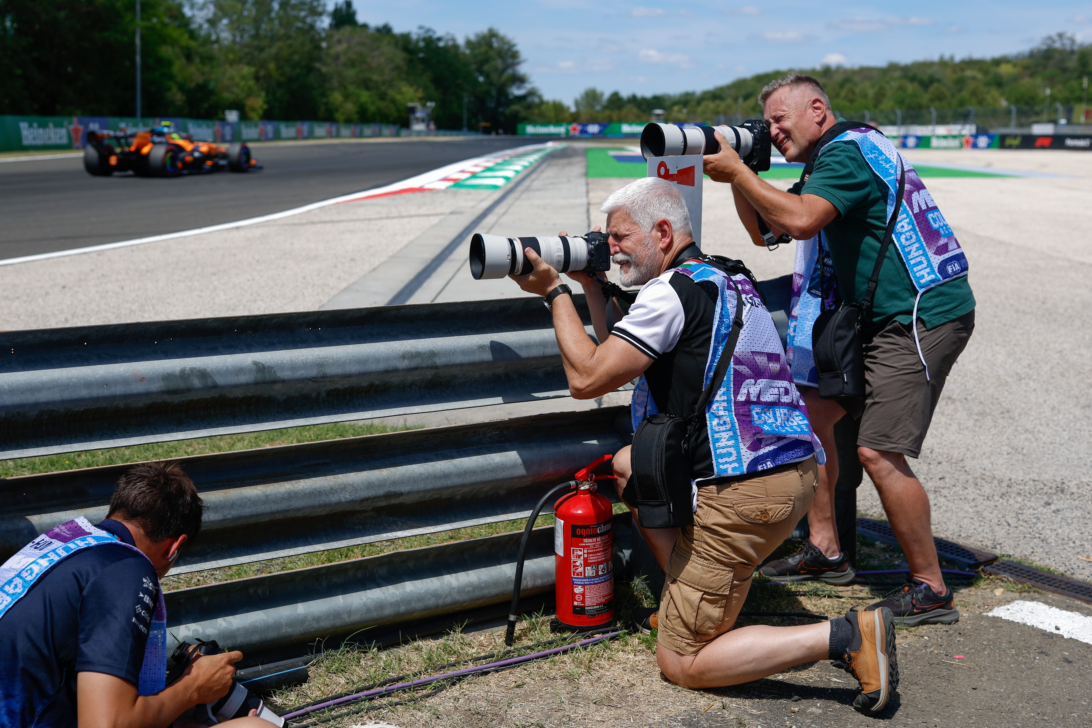 Petr Pavel (Czech) President of Czech Republic, during the Formula 1 Hungarian Grand Prix 2026