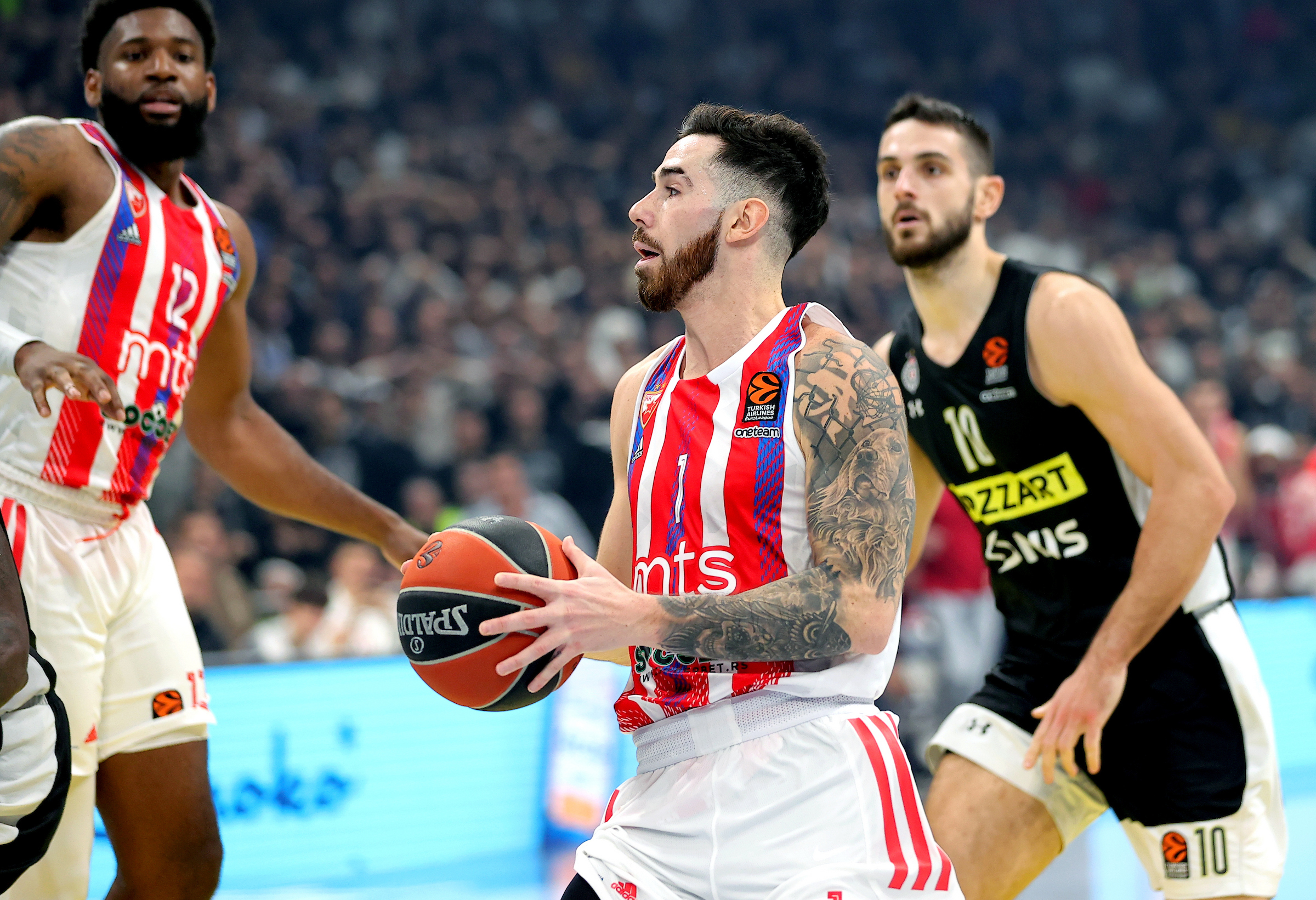 Luca Vildoza  Partizan - Crvena Zvezda, Evroliga, 8.12.2022. foto: Pedja Milosavljevic/STARSPORT