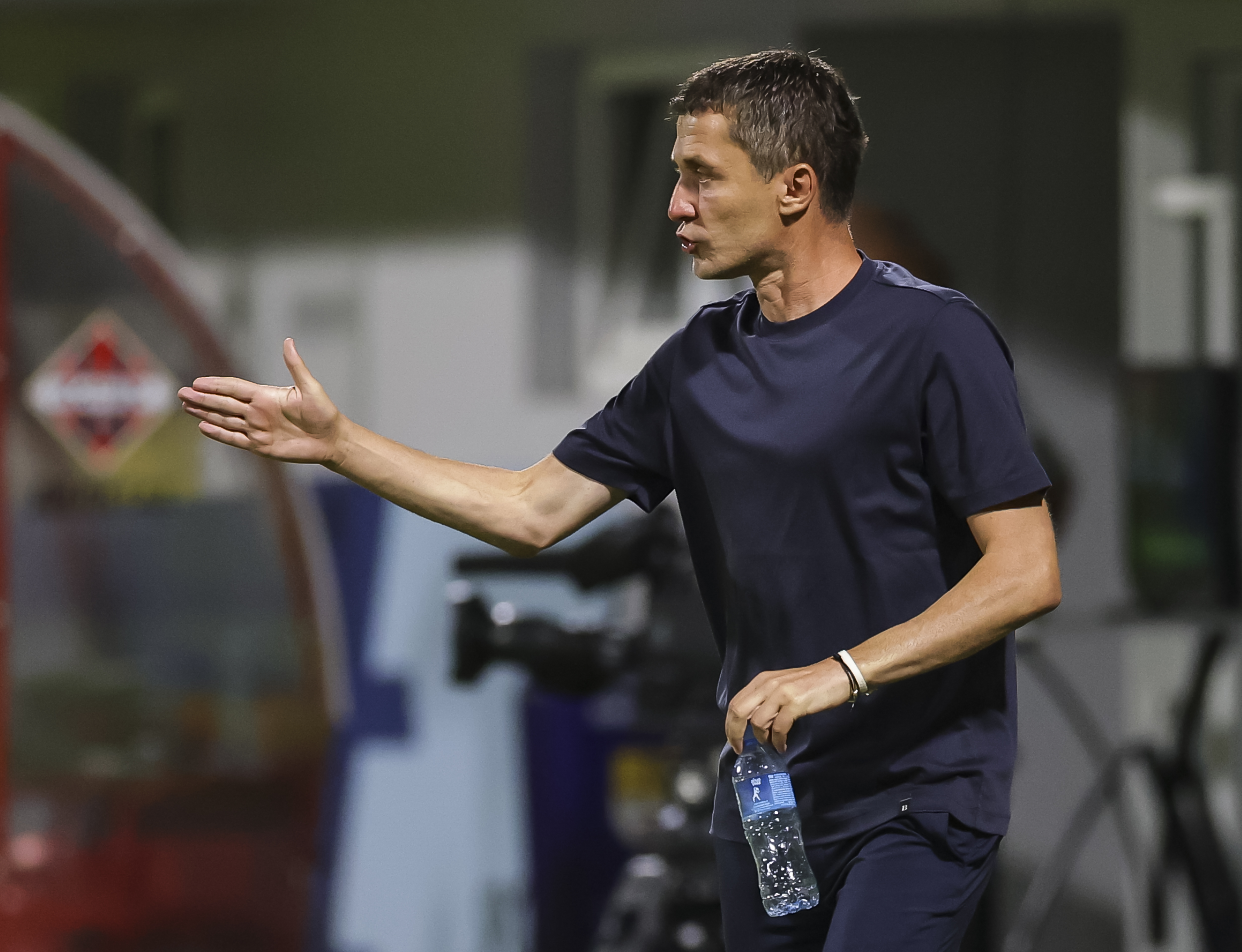 during the Mozzart Super Liga 2026/2027 match between Macva and Partizan at stadium FK Macva on July 26, 2026 in Sabac, Serbia. (Photo by Srdjan Stevanovic/Starsport.rs ©)