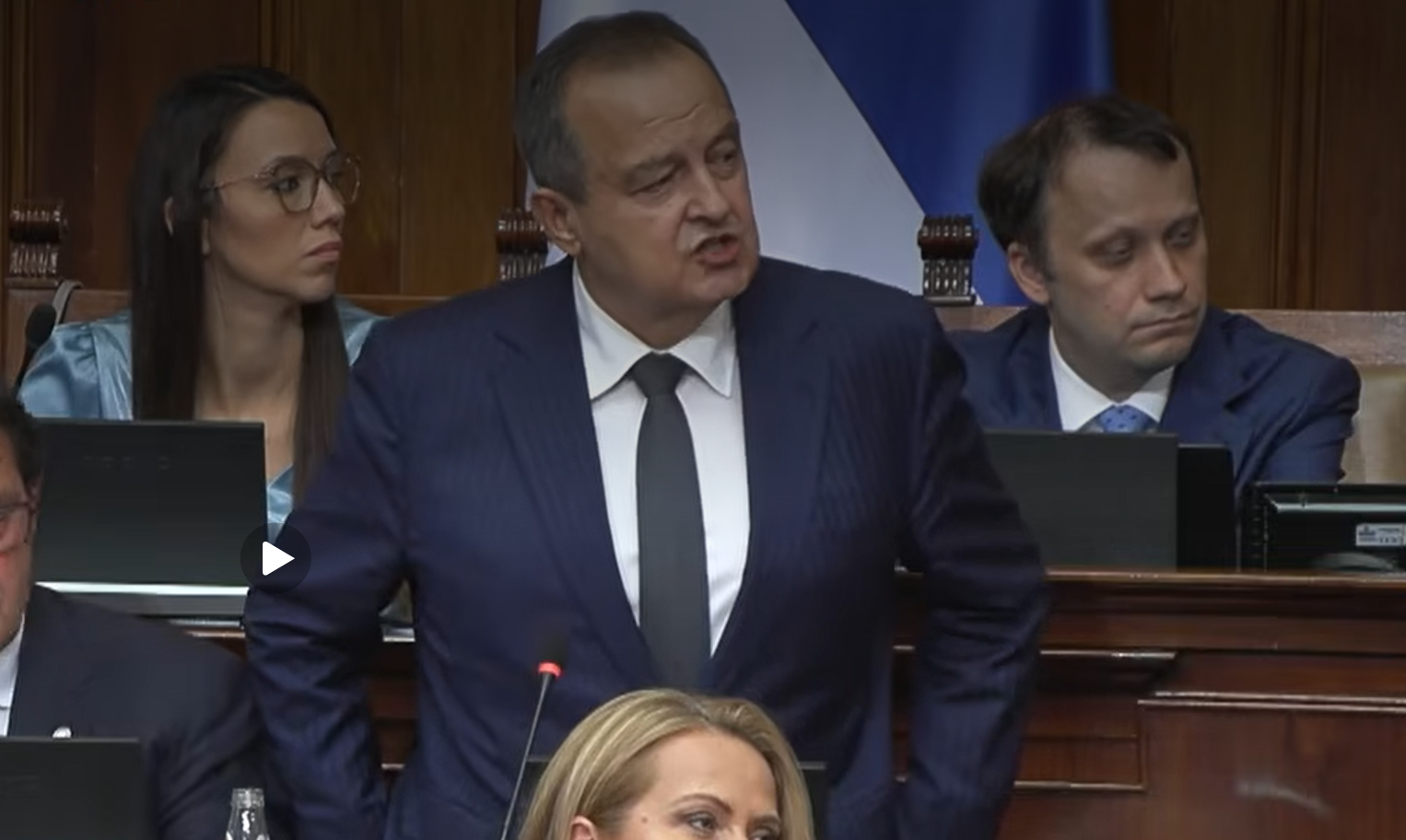 Ivica Dačić u Skupštini