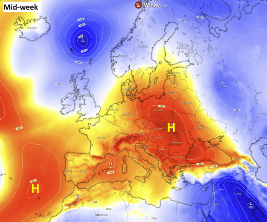 vremenska prognoza mapa