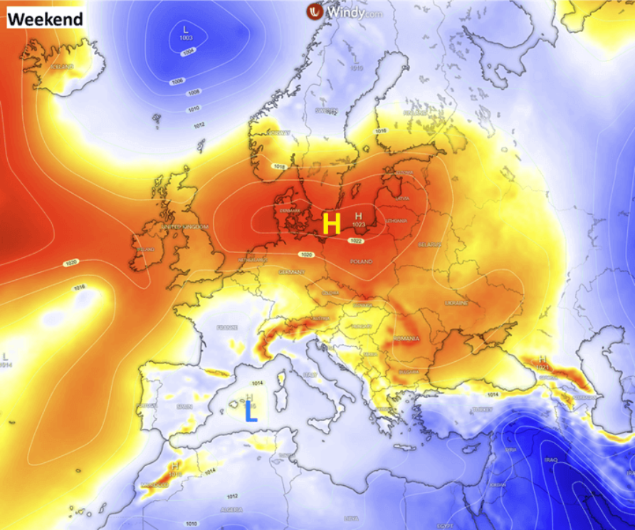 vremenska prognoza mapa