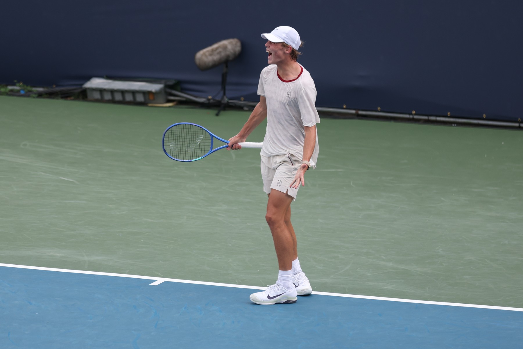 Cruz Hewitt (AUS) during the men's singles Round 1 match against Marco