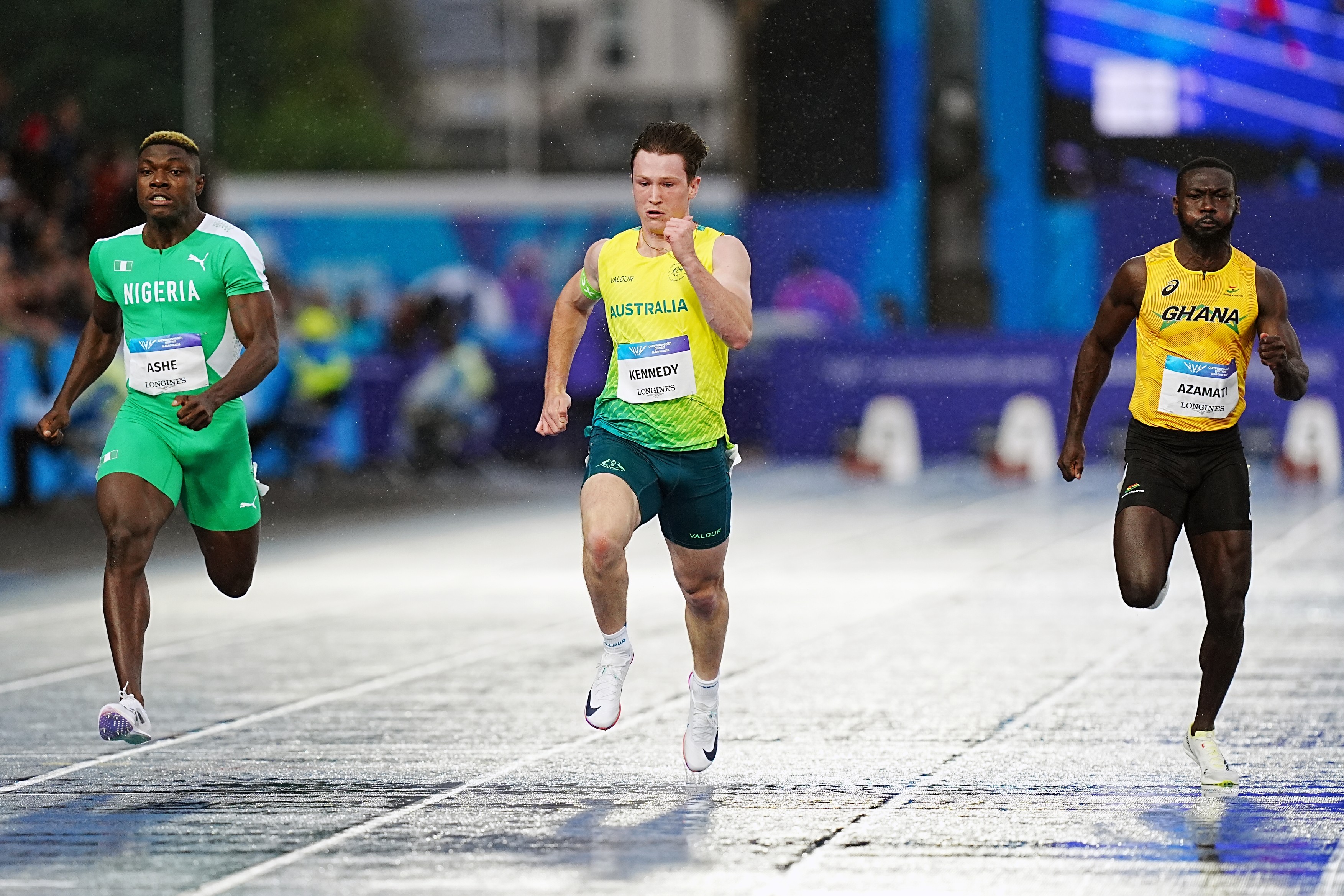 Favour Oghene Tejiri Ashe of Nigeria, Lachlan Kennedy of Australia
