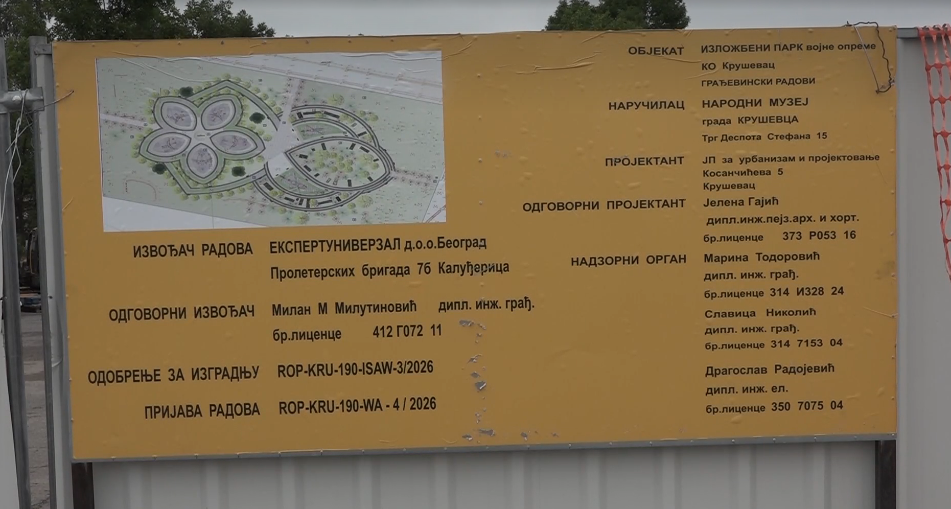 Radovi na "Slobodištu" stali, ali mašine su i dalje tu Kraljevo