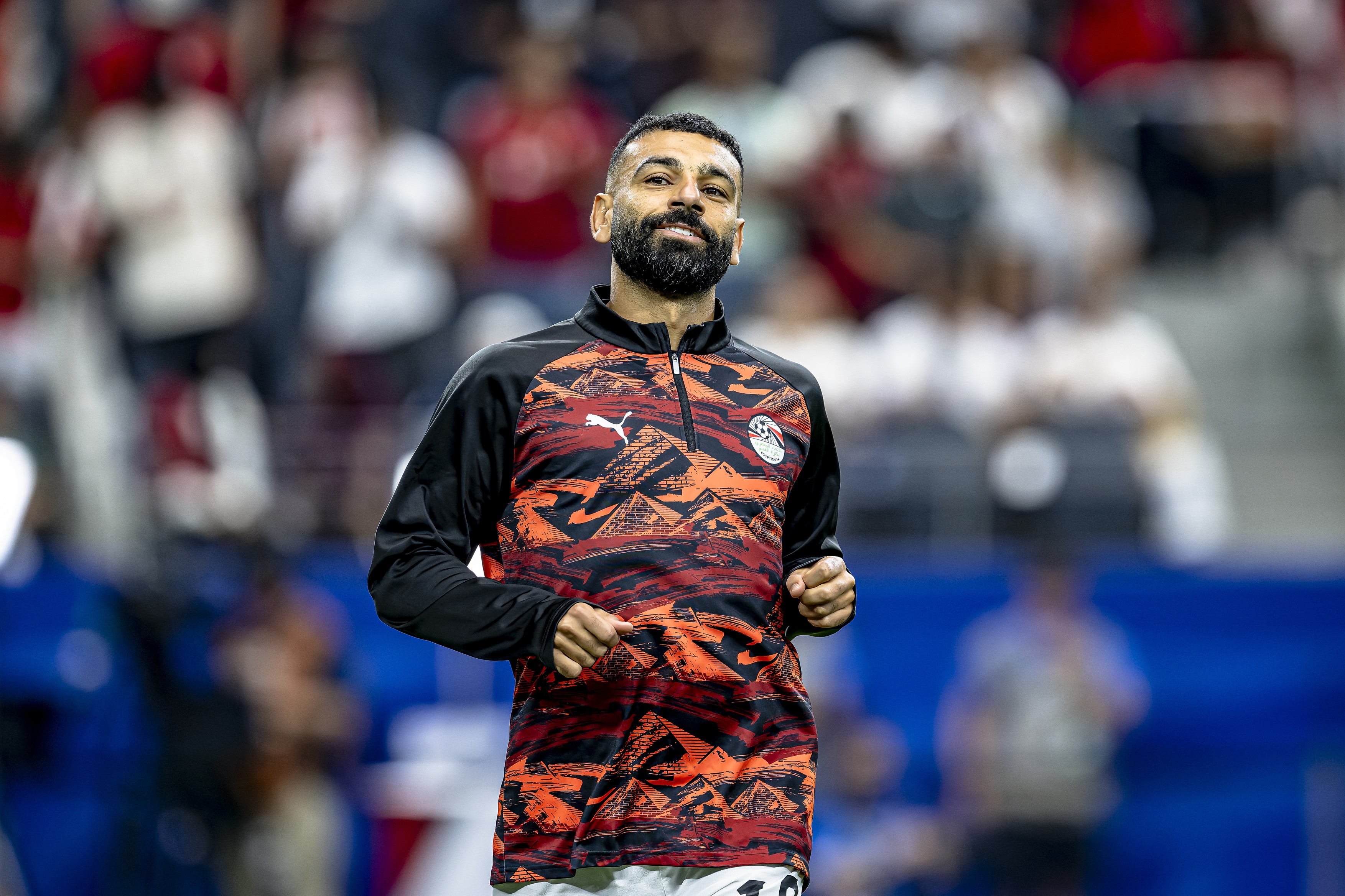 DALLAS - Mohamed Salah of Egypt during the 2026 World Cup match between Australia and Egypt at Dallas Stadium on July 3, 2026.