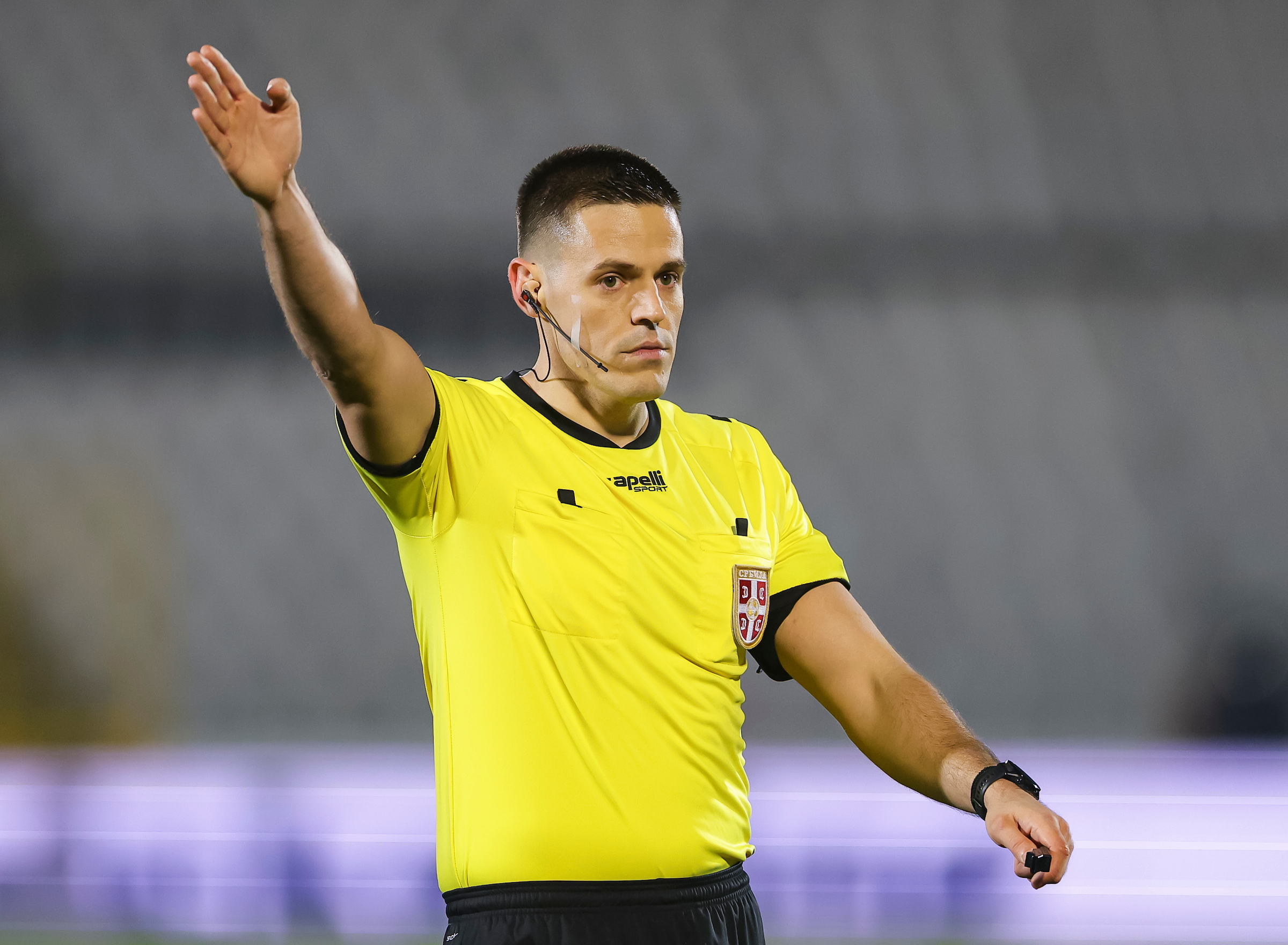 referee sudija David Matic during the Mozzart Super Liga 2025/2026 match