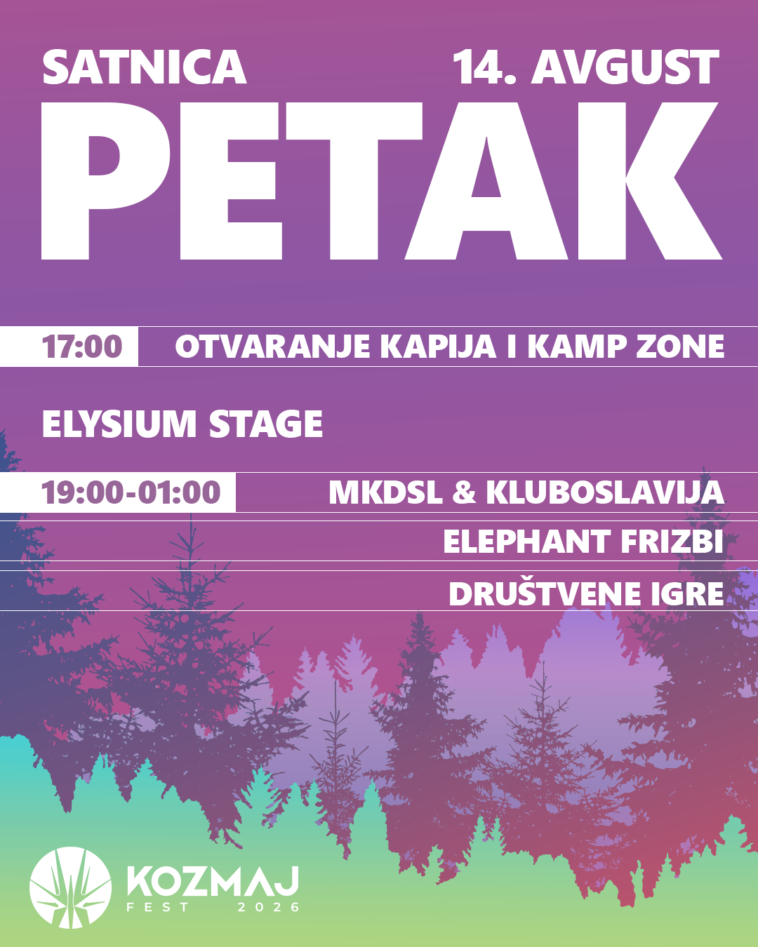 Foto: PROMO / Petak satnica za KoZmaj