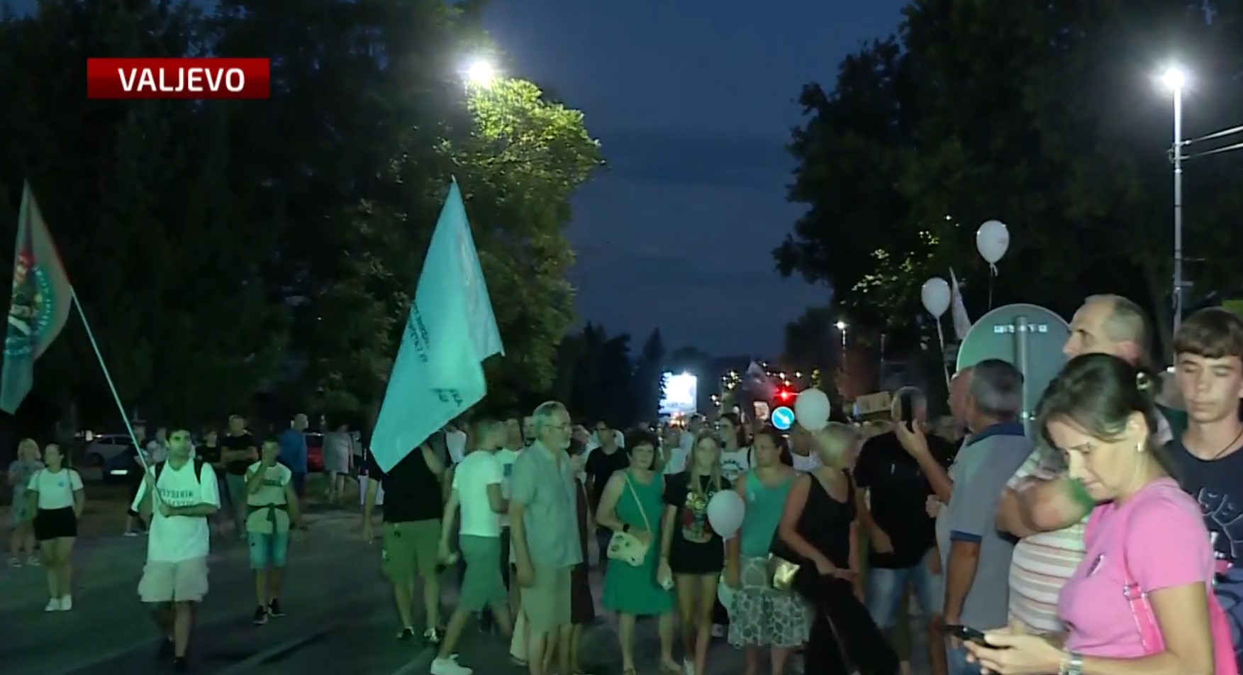 Protest Valjevo pamti