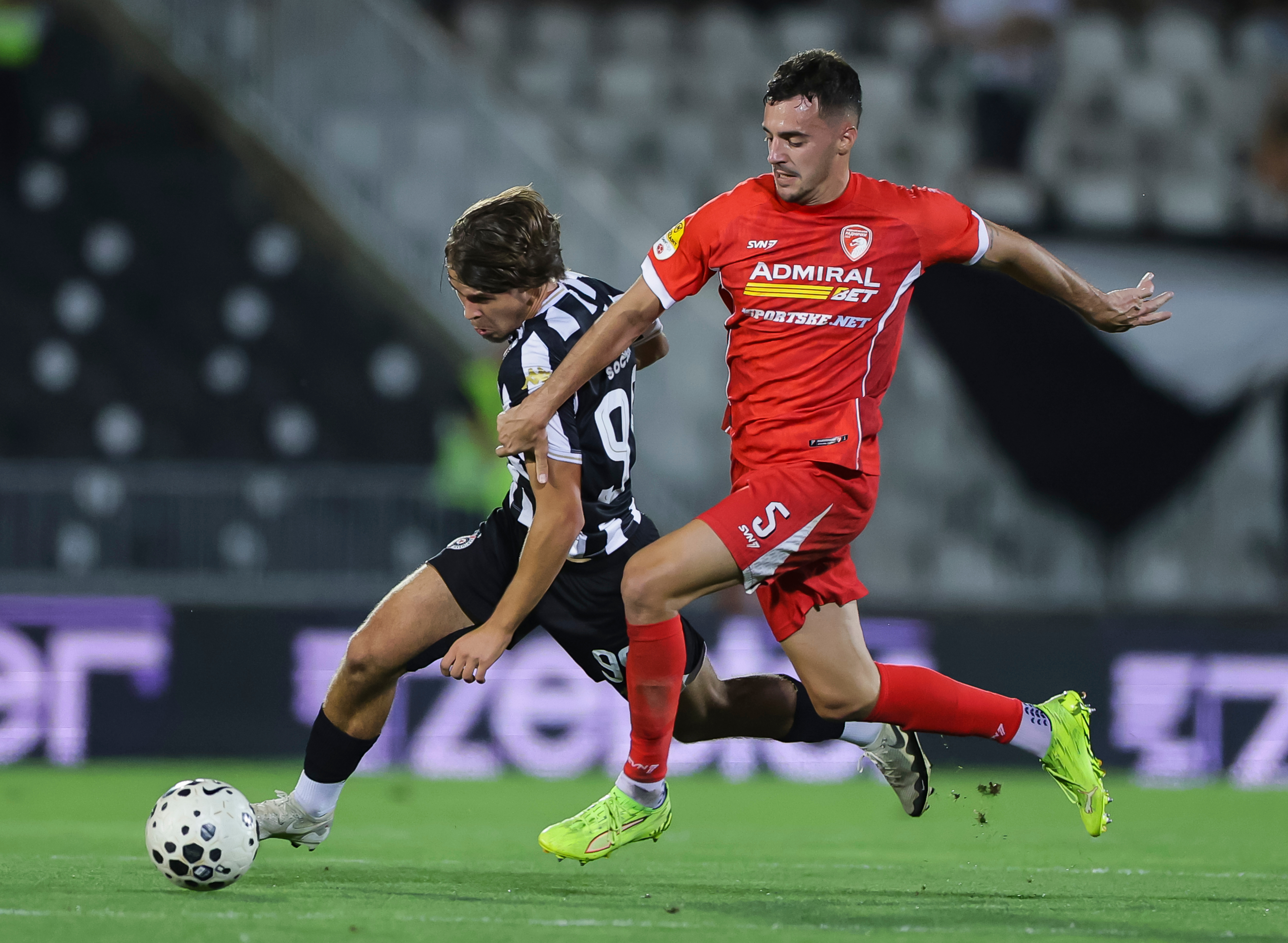 during the Mozzart Super Liga 2026/2027 match between Partizan and Radnicki 1923