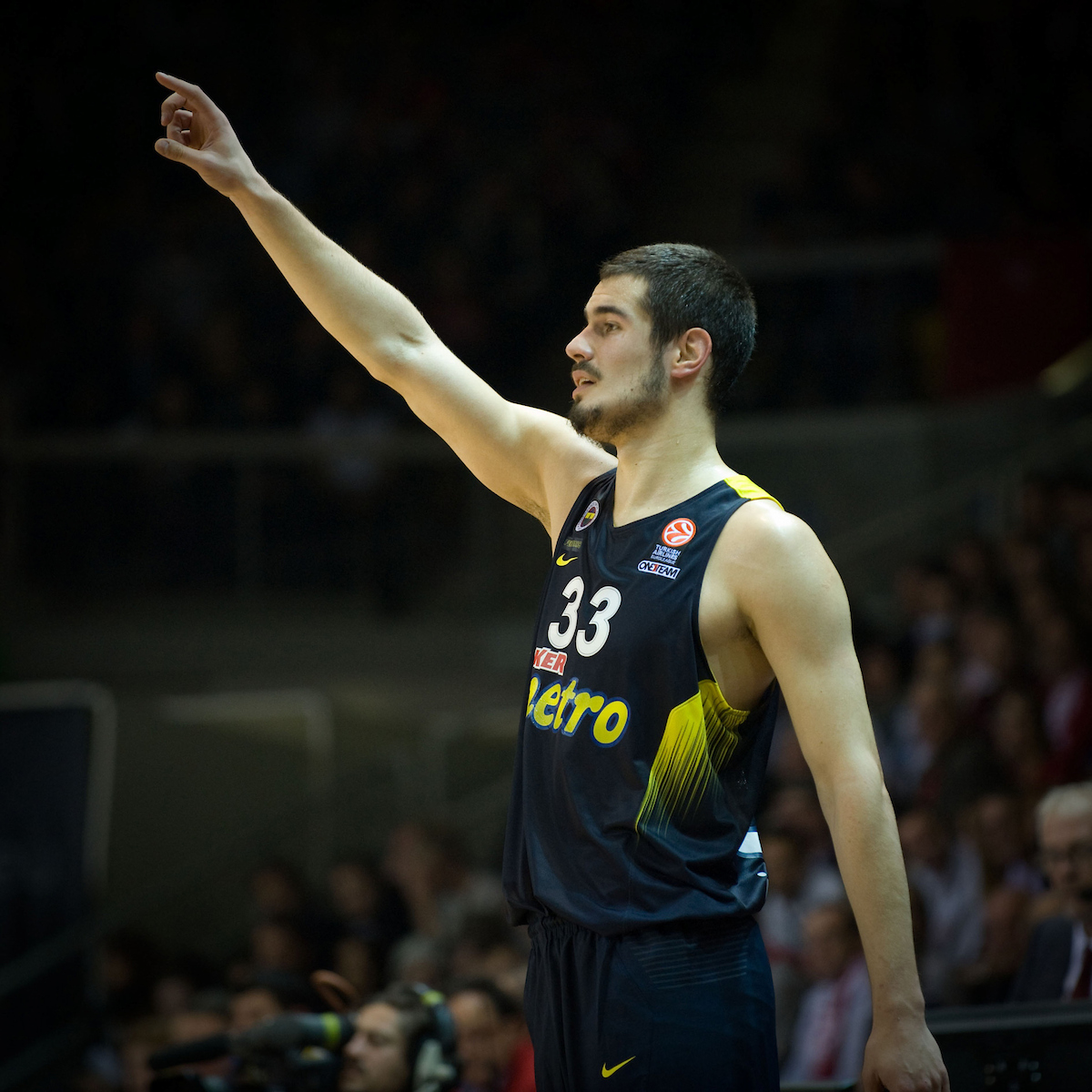 Nikola Kalinic Round 2 Group A Euroleague basketball game between Strasbourg and Fenerbahce on October 23. 2015 in Strasbourg, France 23.10.2015.