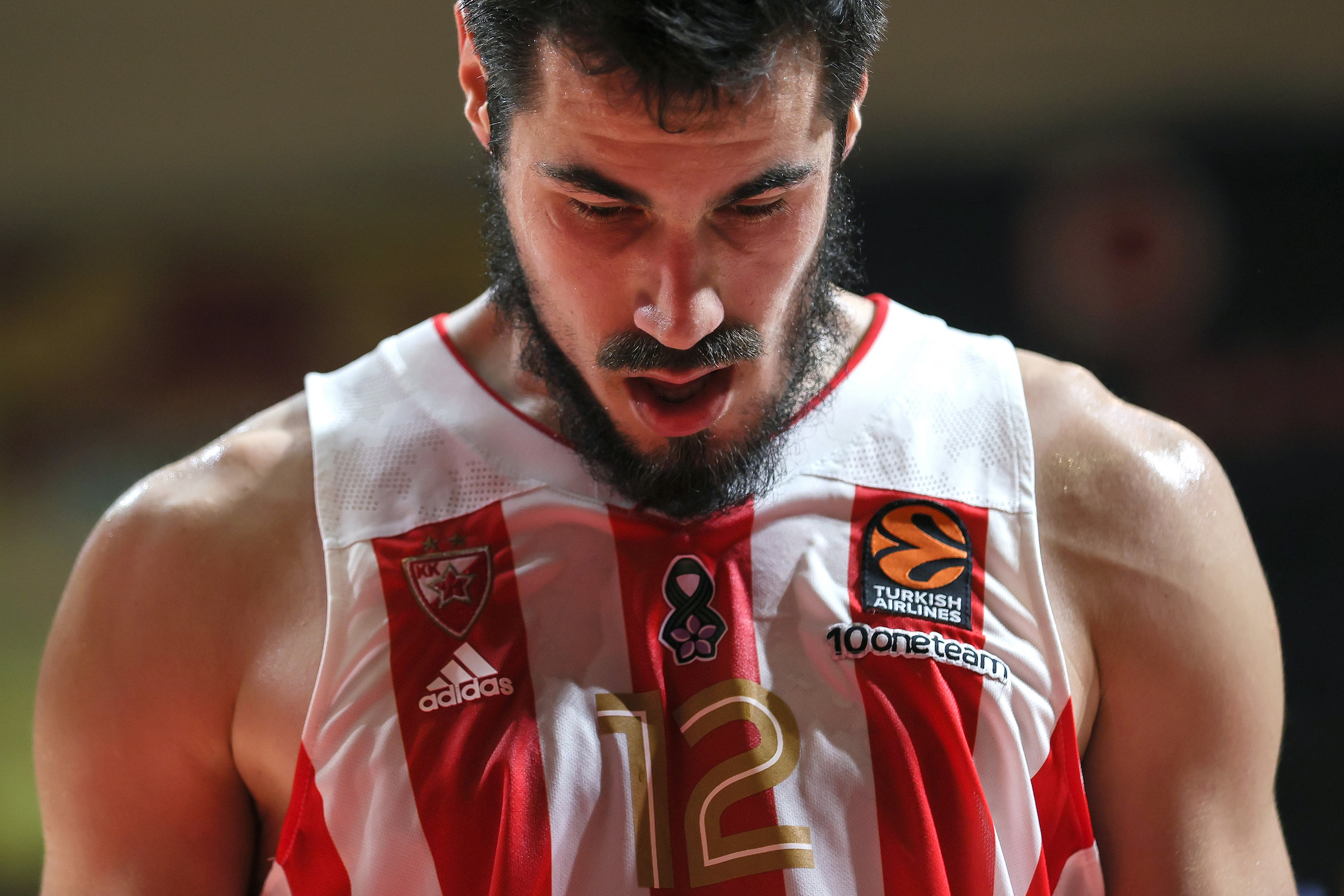 Nikola Kalinic Crvena Zvezda v Asvel EuroleagueBeograd, 11.11.2021