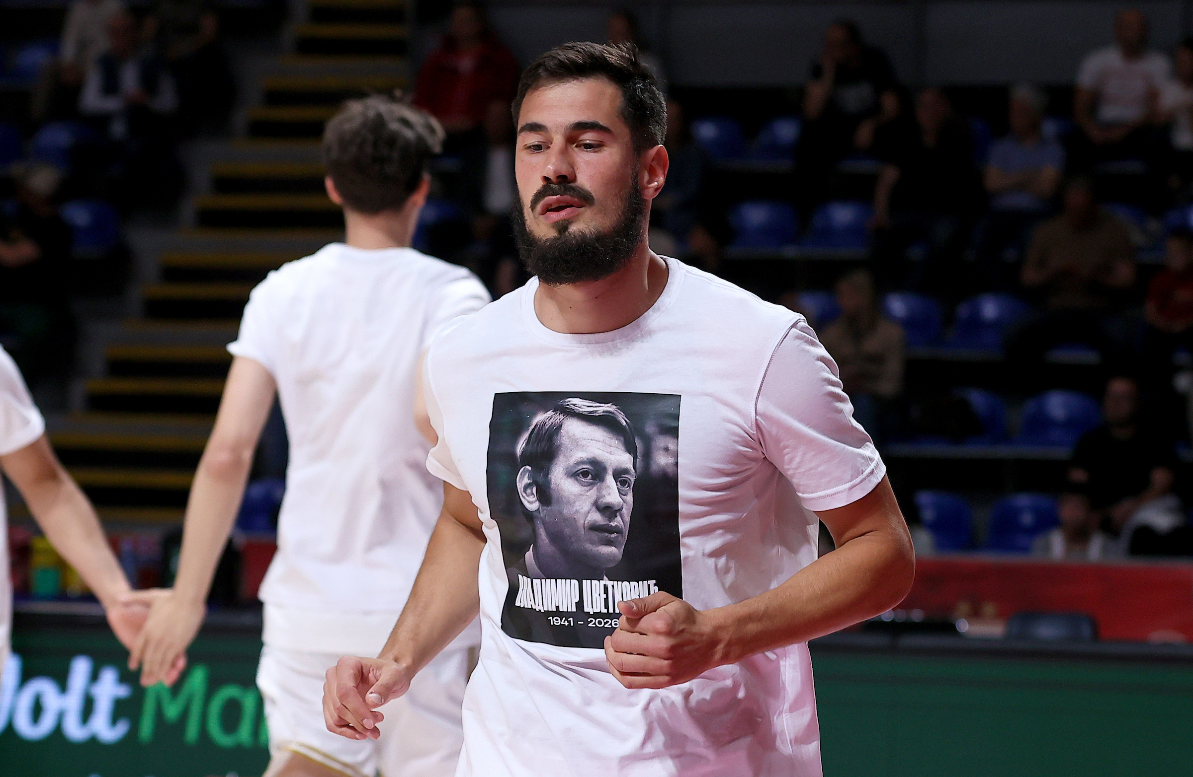 Nikola Kalinic of Crvena Zvezda during Crvena Zvezda v Cedevita Olimpija basketball match of ABA Liga Playoffs 2026 Quarter Finals at Aleksandar Nikolic Hall in Belgrade, Serbia on May 7th.( photo by Luka Milosavljevic / STARSPORT © )