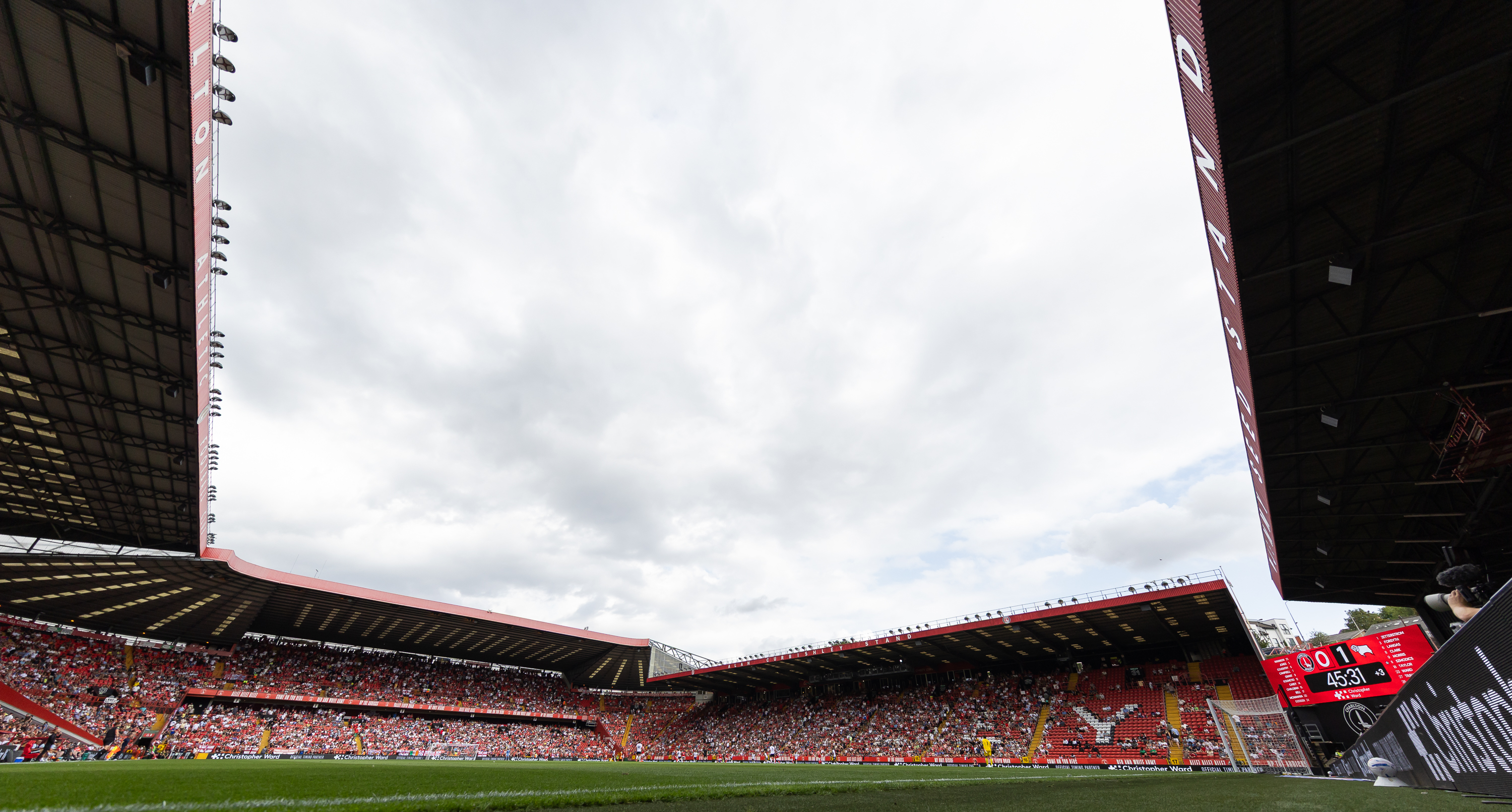 General view inside the stadium during the Sky Bet Championship