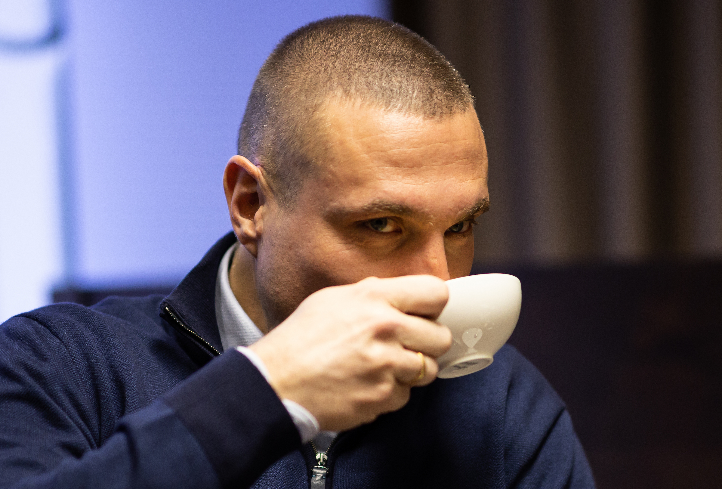 Nemanja Vidic during the interview on March 07, 2023 in Subotica, Serbia.