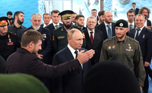 Vladimir Putin and Ramzan Kadyrov