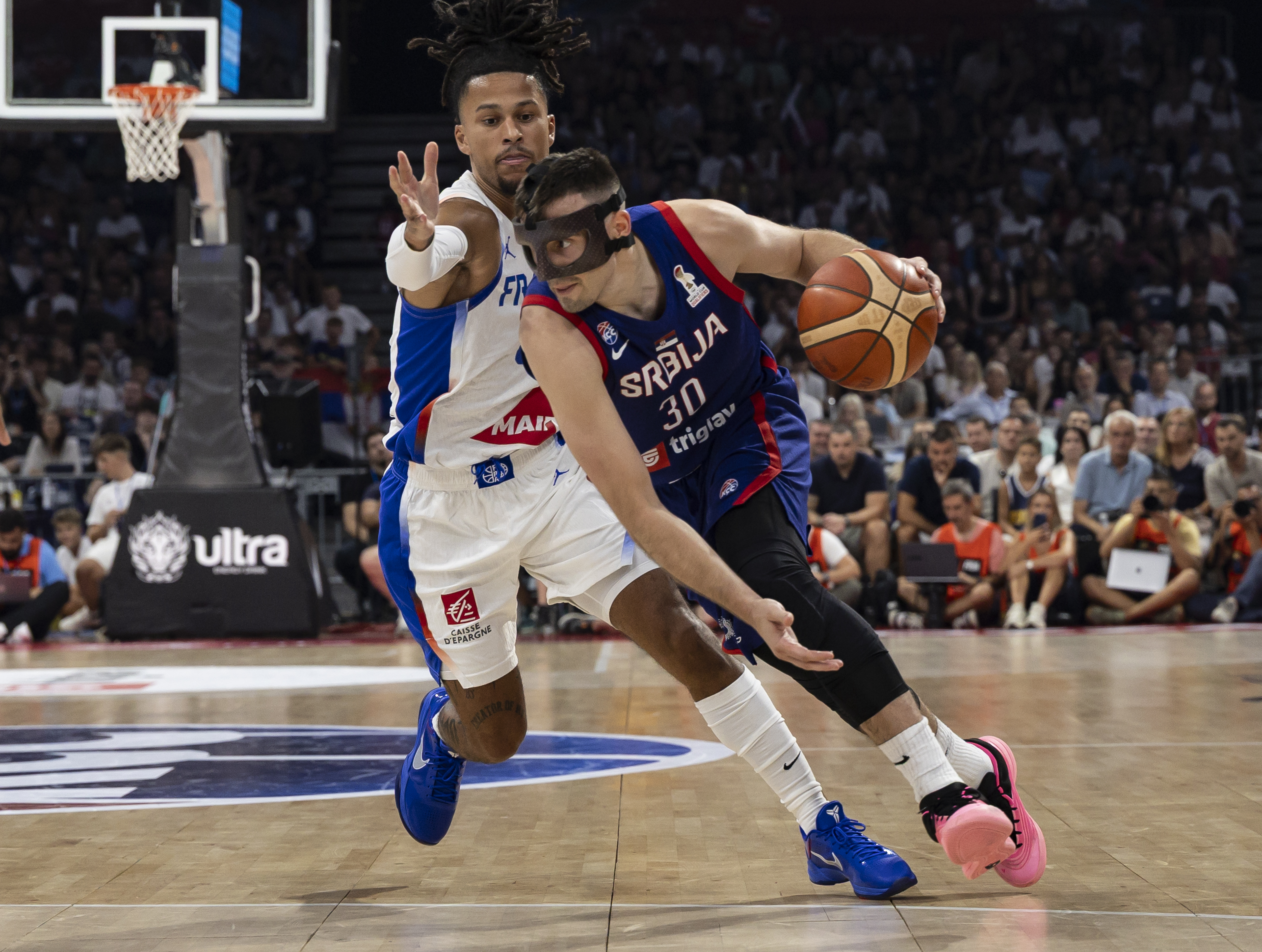 during the friendly match between Serbia and France at Belgrade Arena o