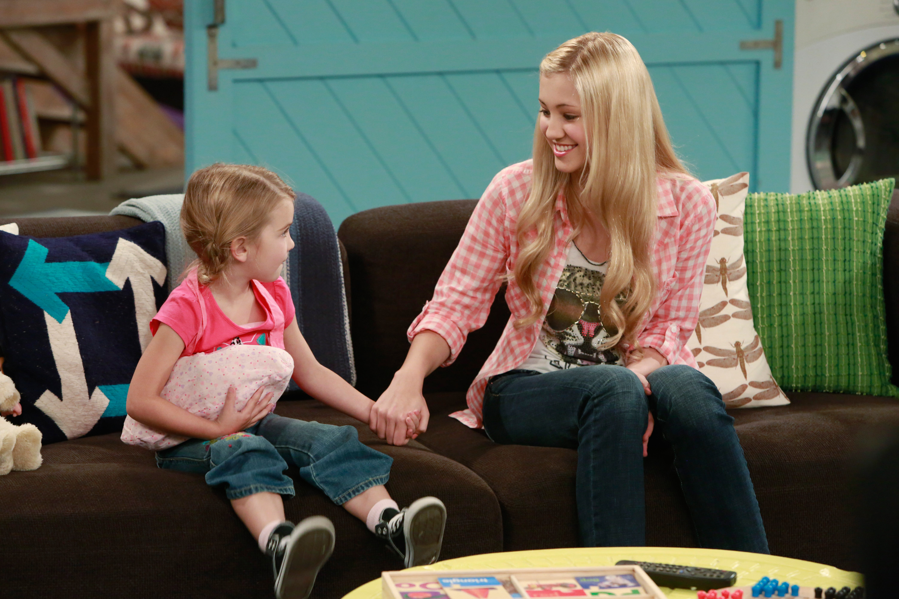 GOOD LUCK CHARLIE, (from left): Leigh-Allyn Baker, Ava Sambora, 'Futuredrama',