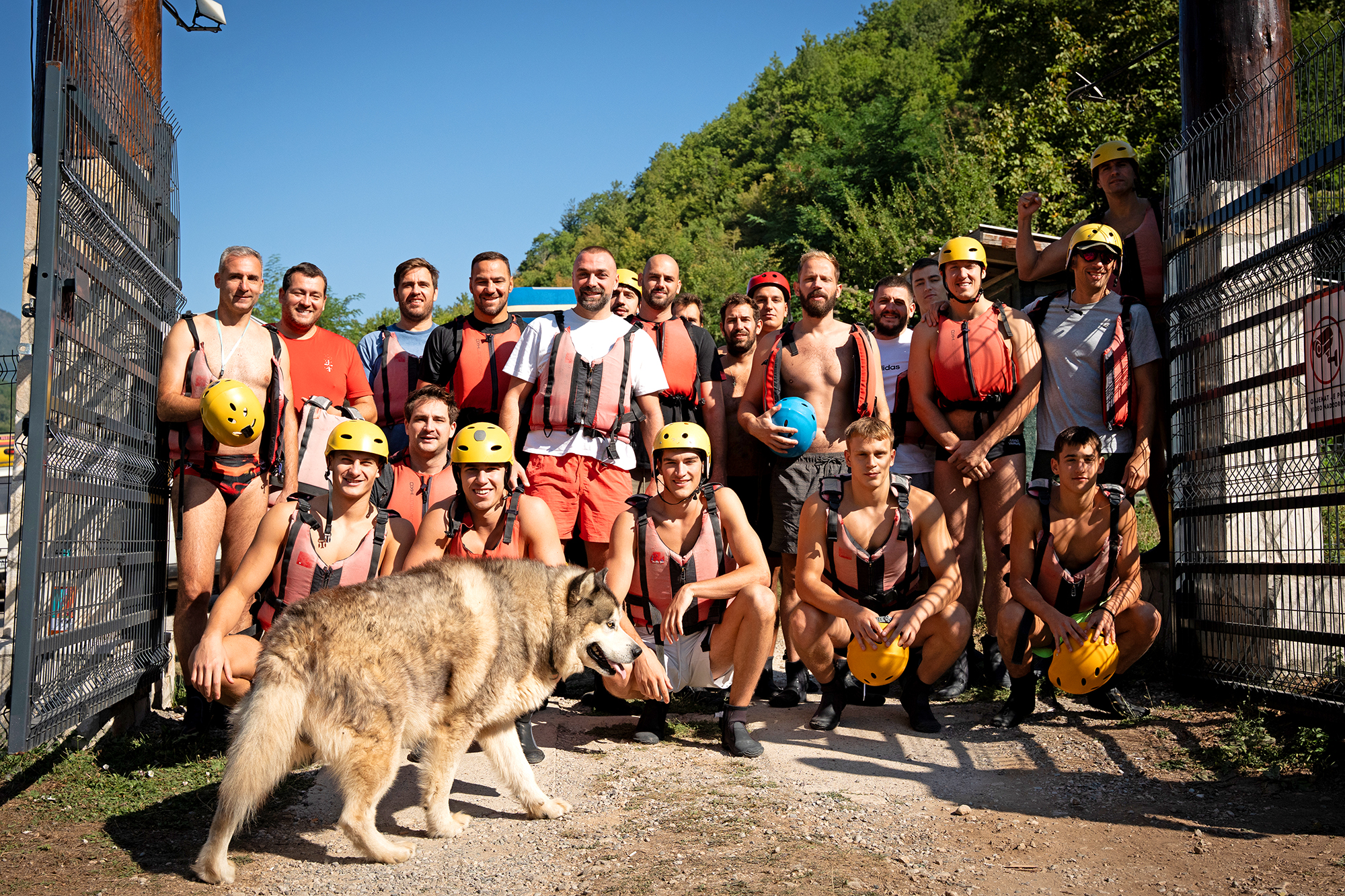 vaterpolisti Radničkog iz Kragujevca na raftingu