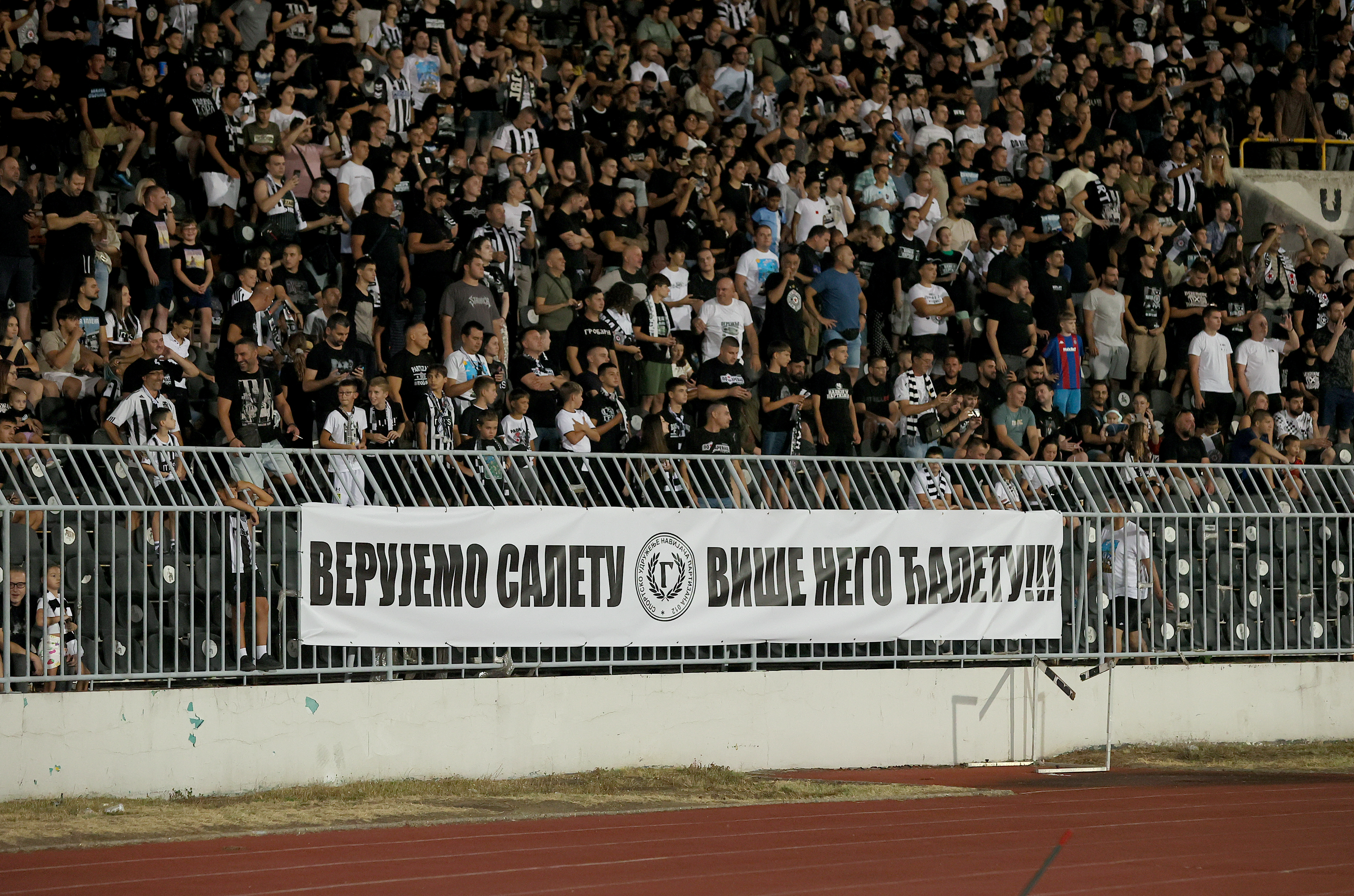 during Partizan v Getafe football match of UEFA Europa Conference League 2026/2027