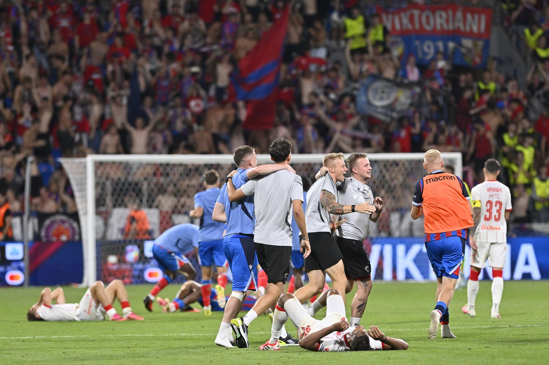 Viktoria Plzeň - Crvena zvezda Bělehrad, odvetné utkání 4. předkola fotba