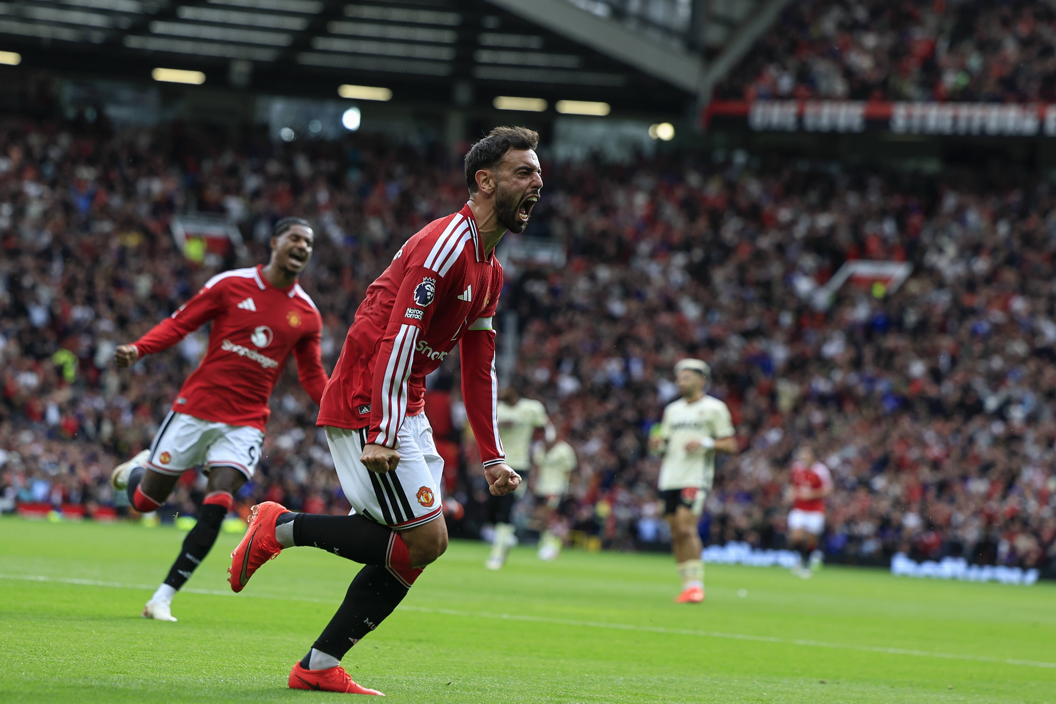 Manchester United, ManU v Ipswich Town, Premier League Bruno Fernandes