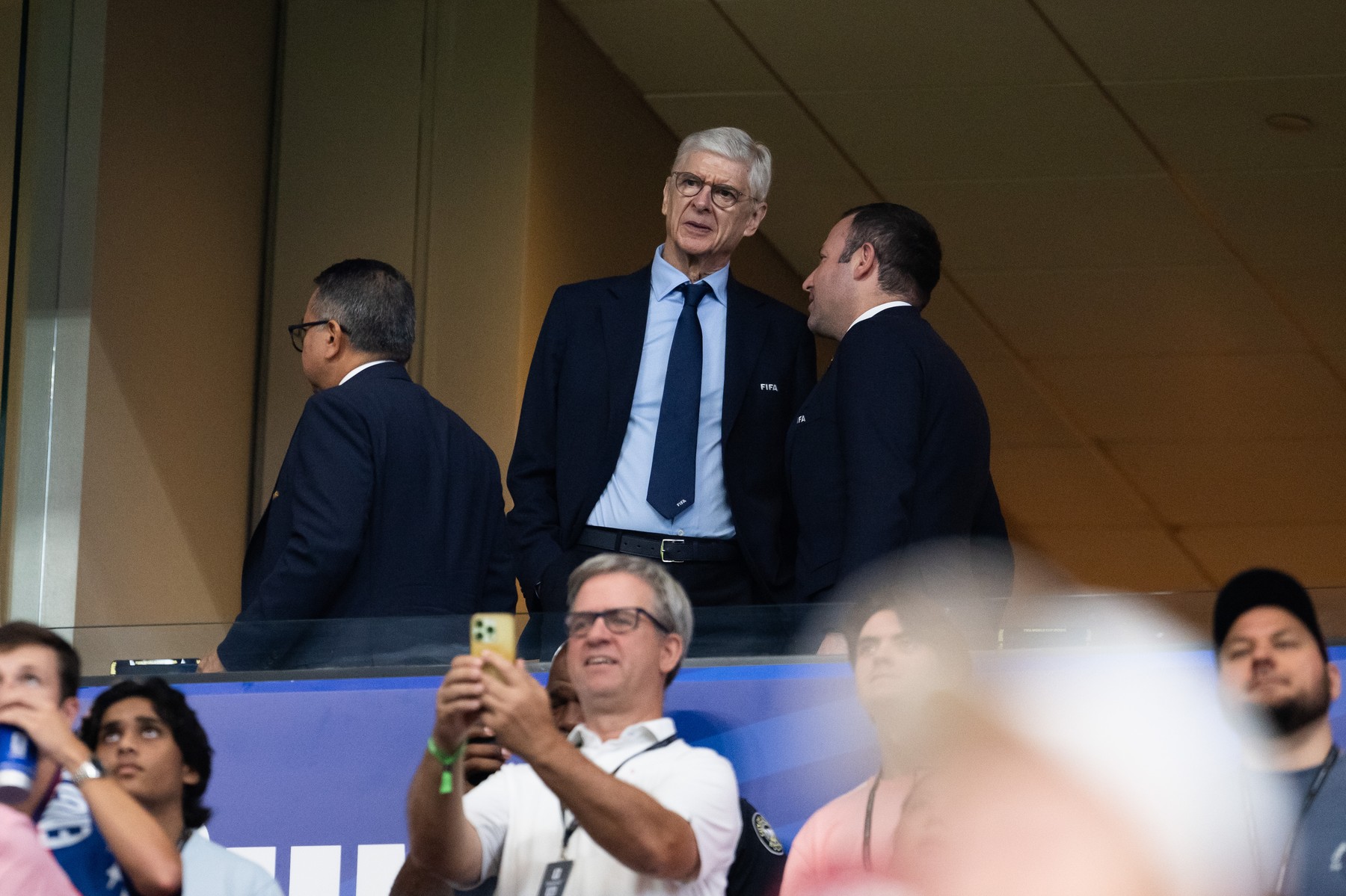 260701 Arsene Wenger in the stands ahead of the FIFA World Cup 2026 round