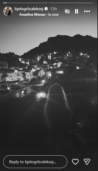 Foto: Printskrin Instagram bjelogrlicaleksej / Aleksej Bjelogrlić