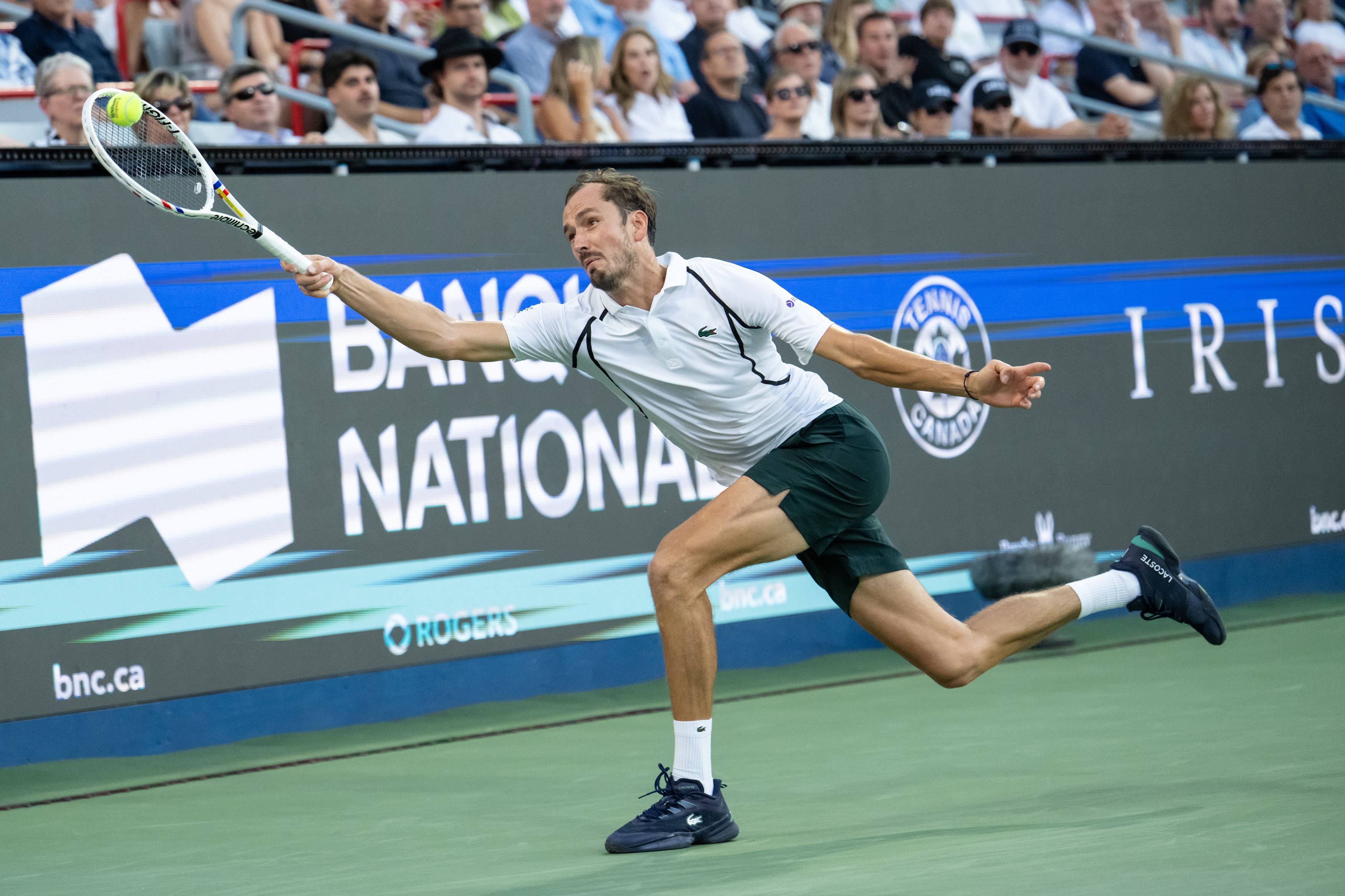 Daniil Medvedev against Botic Van De Zandschulp