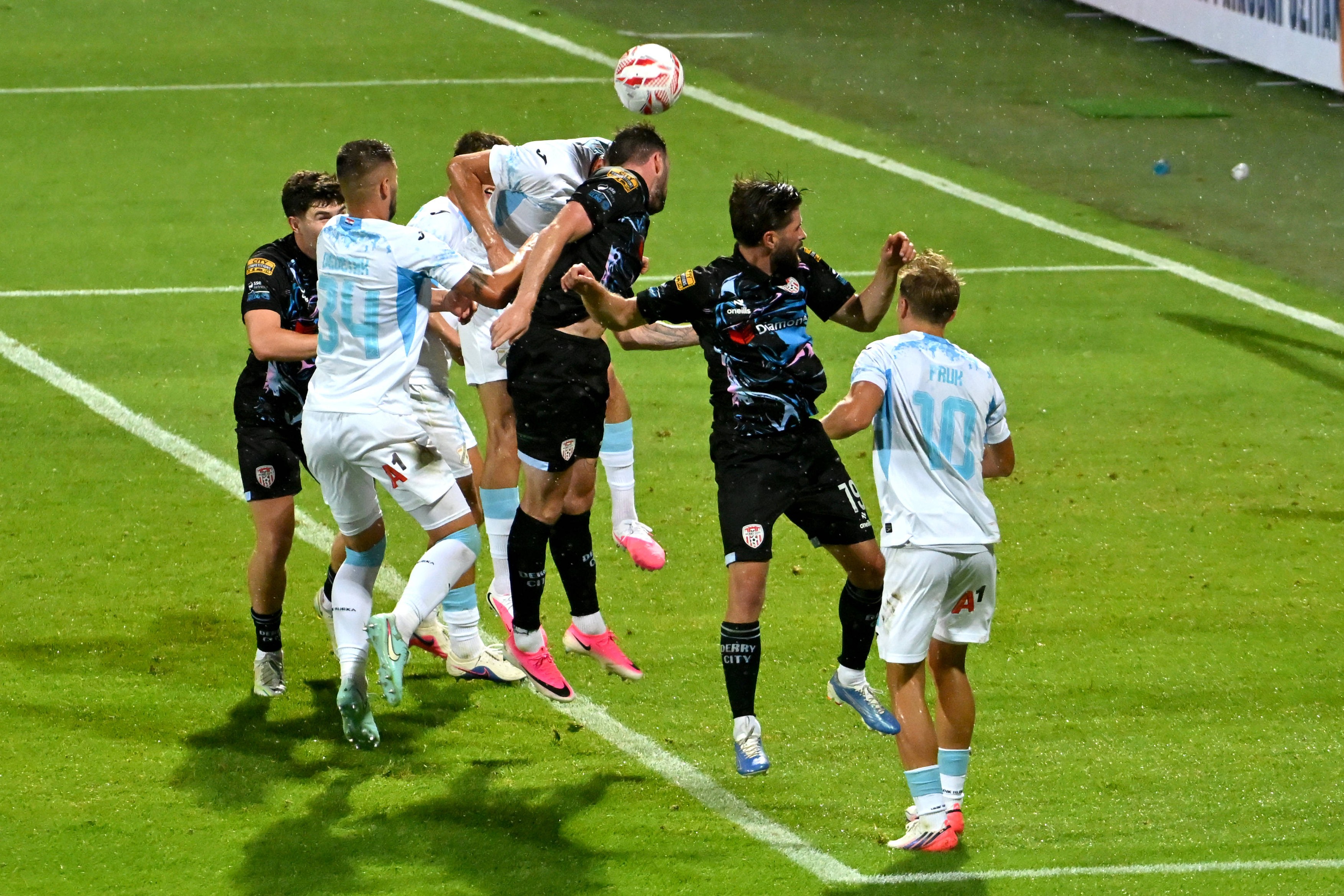 RIJEKA, CROATIA - JULY 23: During the UEFA Conference League QR-2 first match