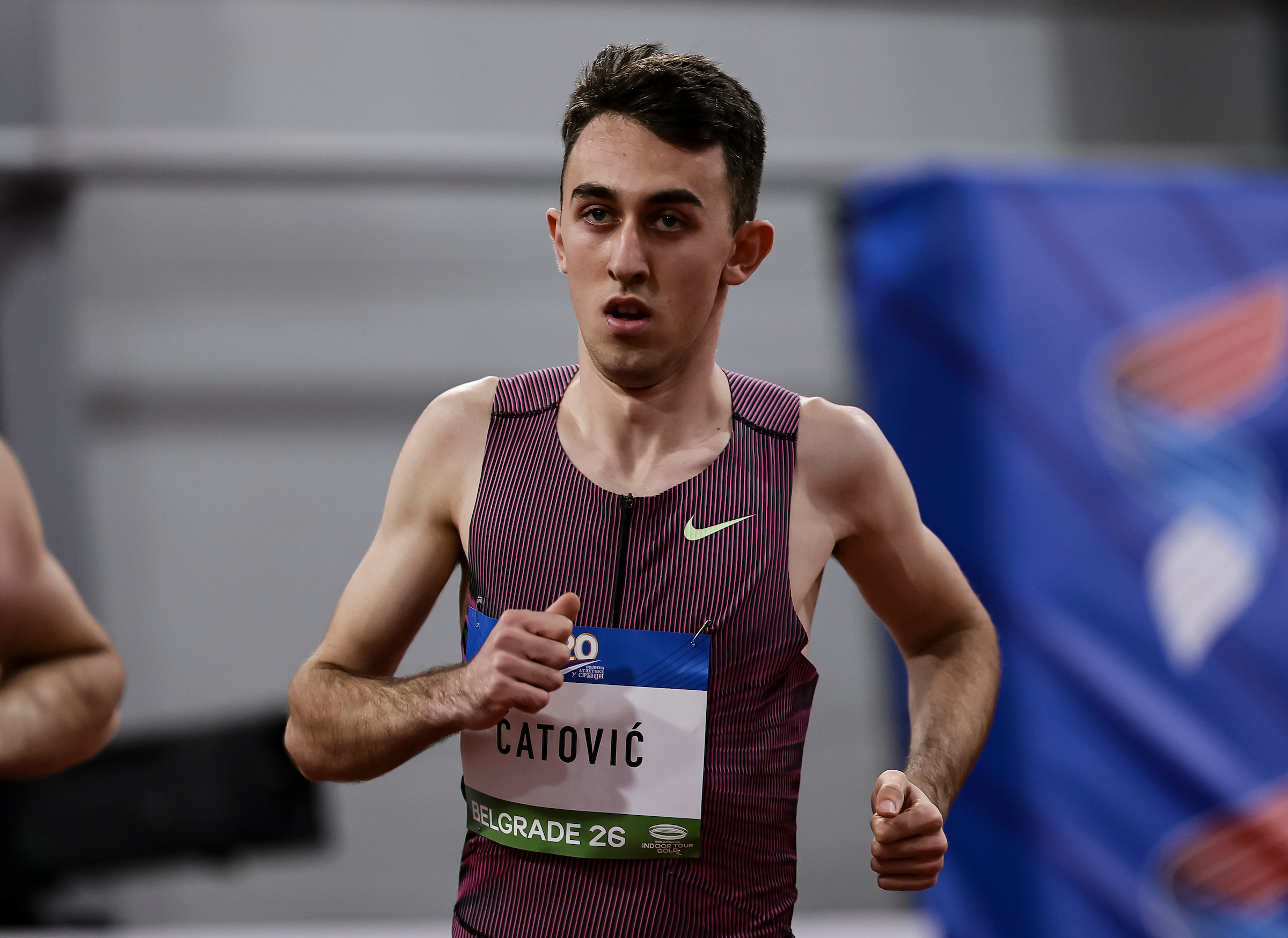 Aldin Catovic, 3000m during the Athletics Belgrade Indoor Meeting 2026 at B