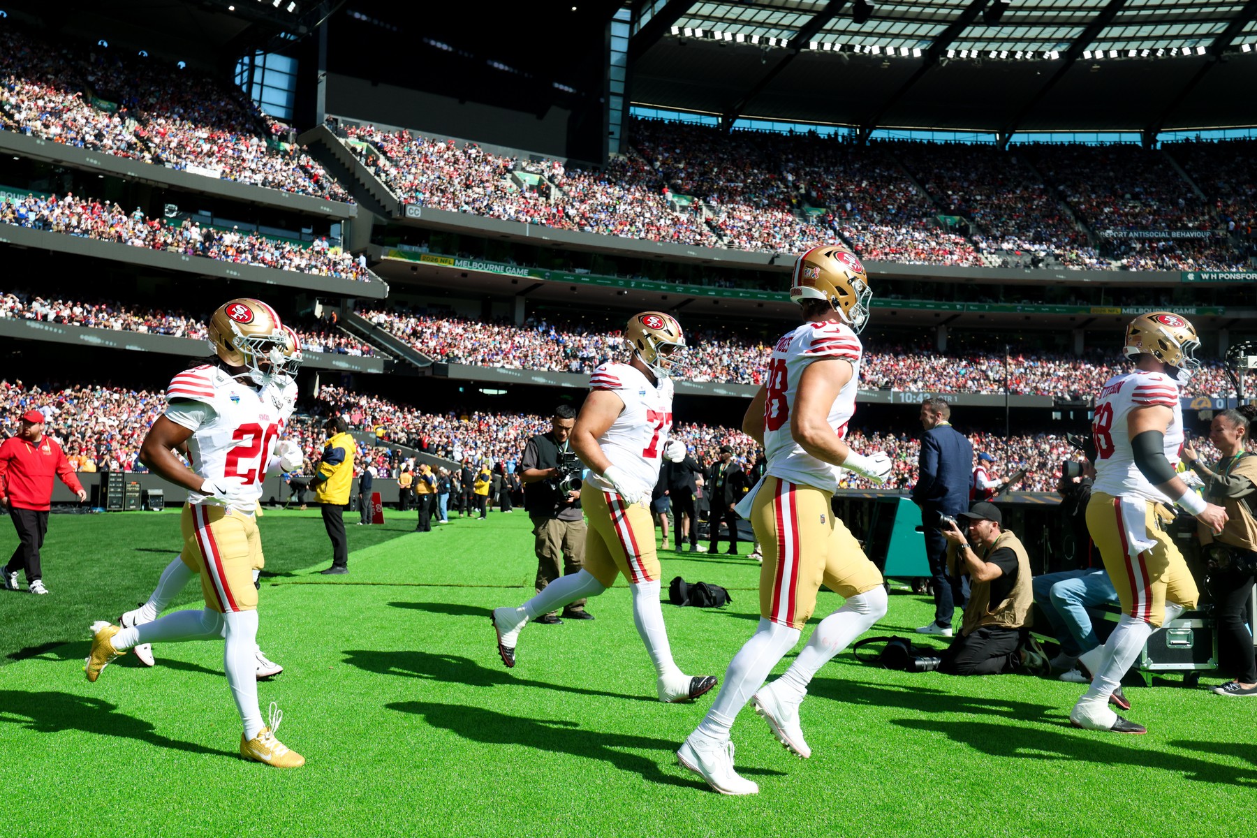 September 11, 2026, Melbourne, Victoria, Australia: San Francisco 49ers e