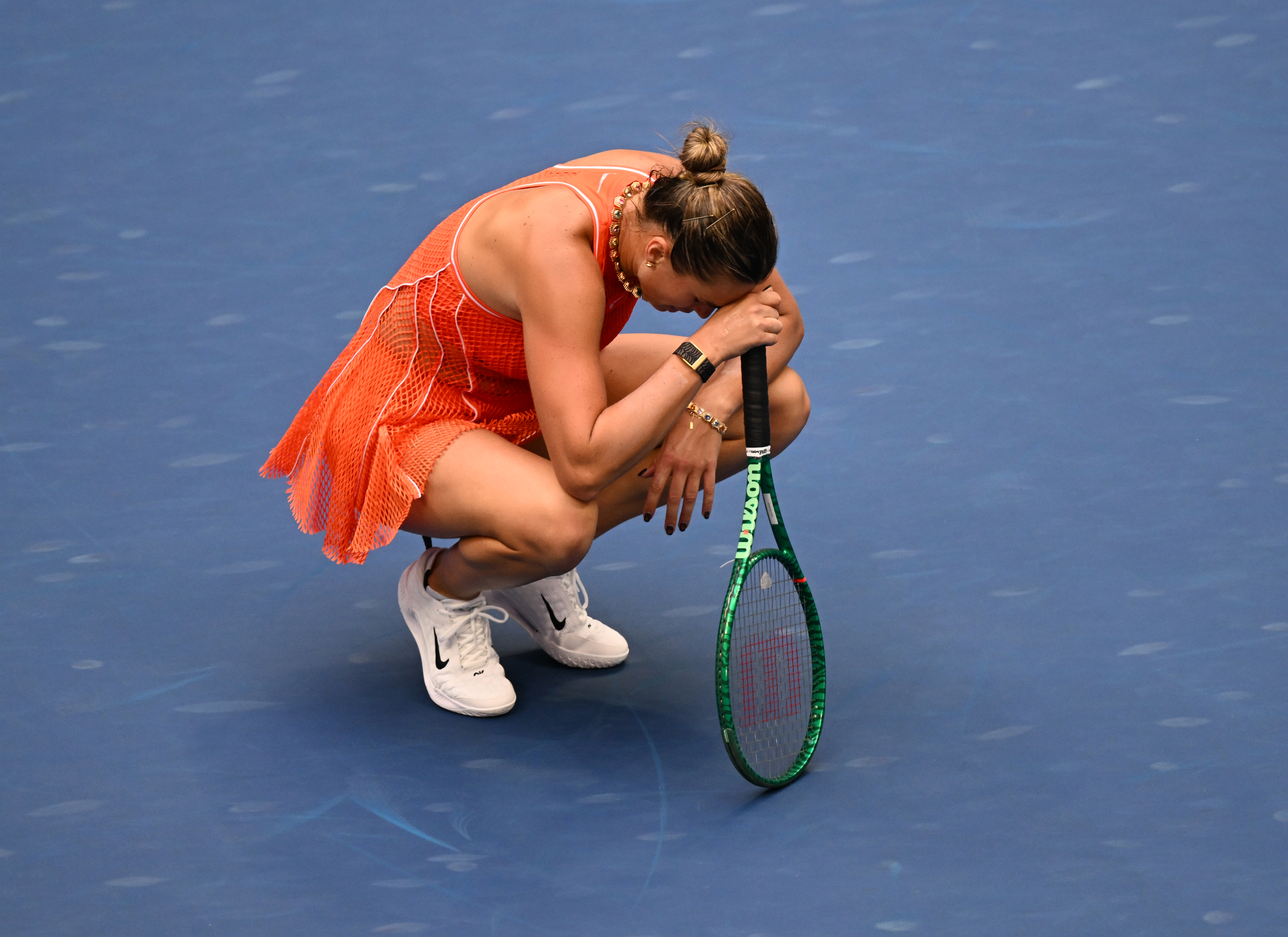 Aryna Sabalenka face off in the US Open final at Arthur Ashe Stadium