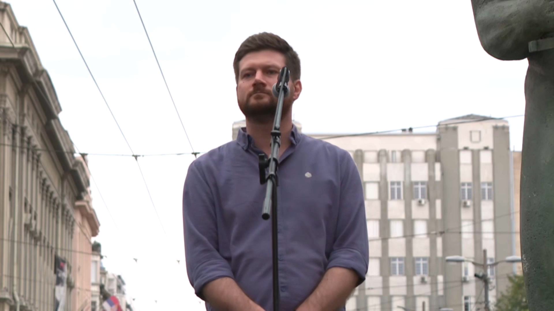 Nemanja Karović,  Studenti predaju izbornu listu
