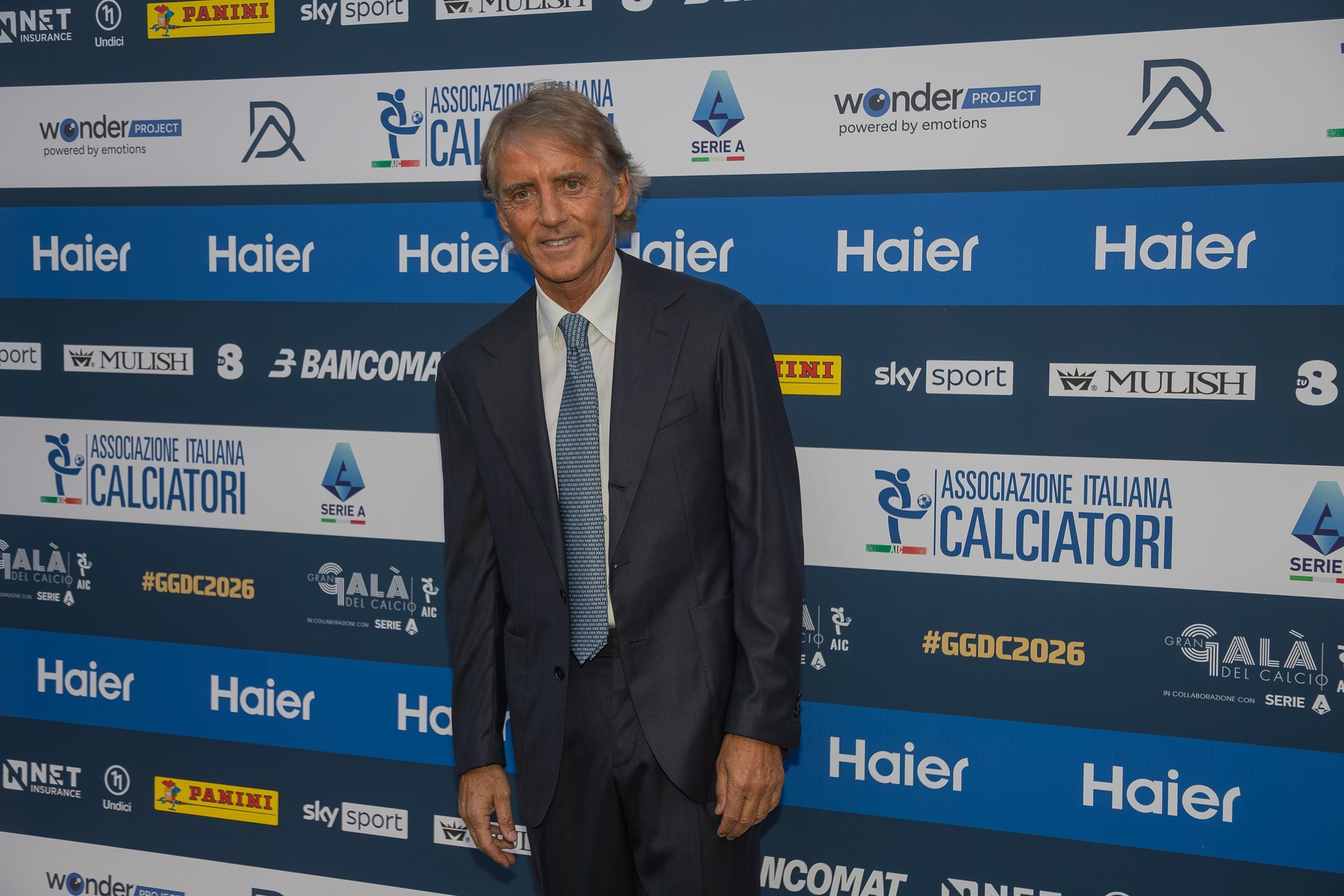 Milano, Italy: IPA88632714 - Roberto Mancini at the AIC 2026 Gran Gala