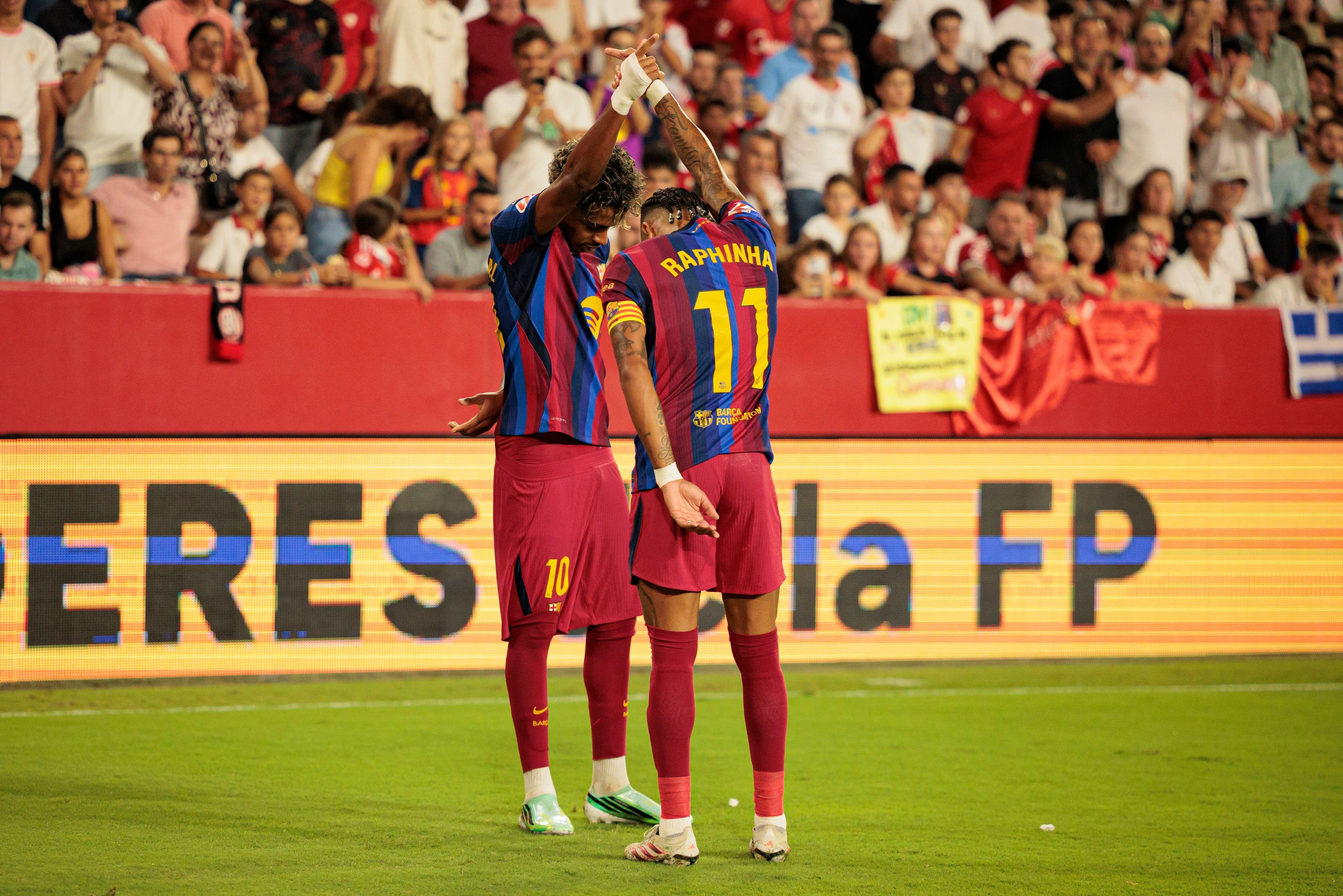 Raphinha i Lamine Yamal