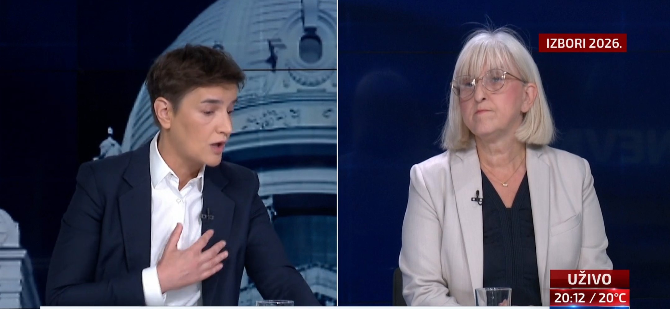 N1 debata - učestvuju Ana Brnabić i Mirjana Nikolić