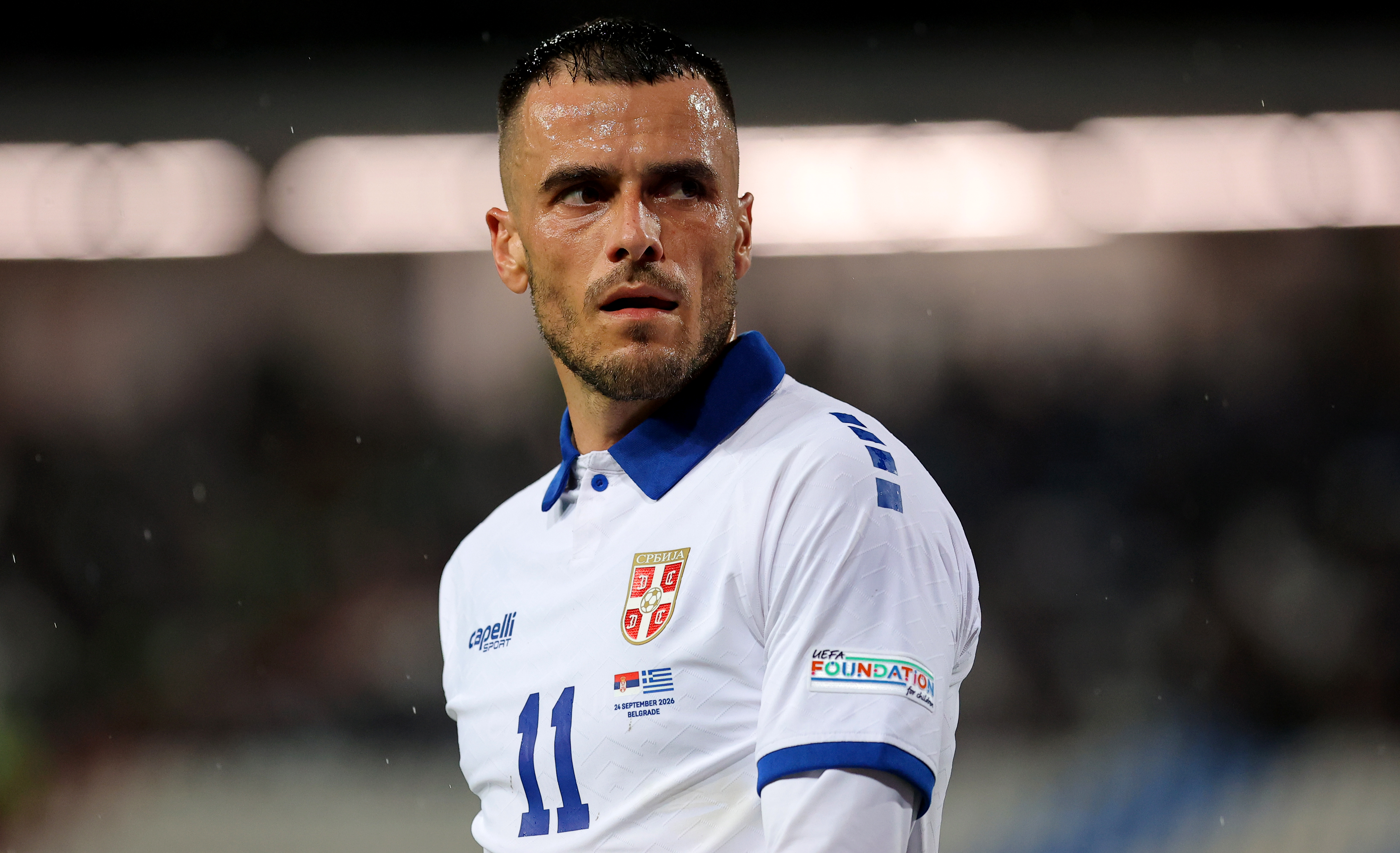 during Serbia v Greece football match of UEFA Nations League 2026/2027, Lea