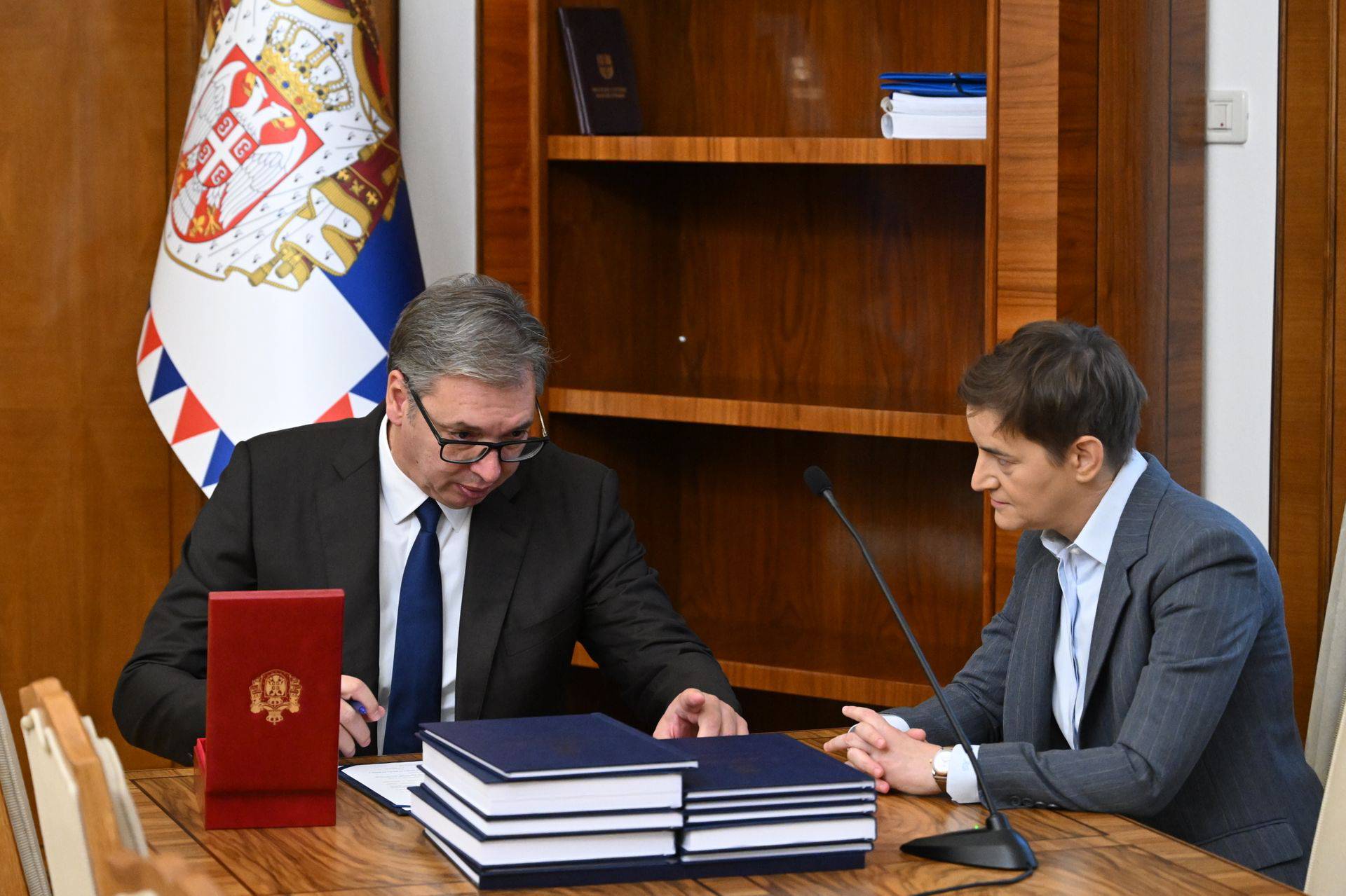 Aleksandar Vučič i Ana Brnabić primopredaja dužnosti