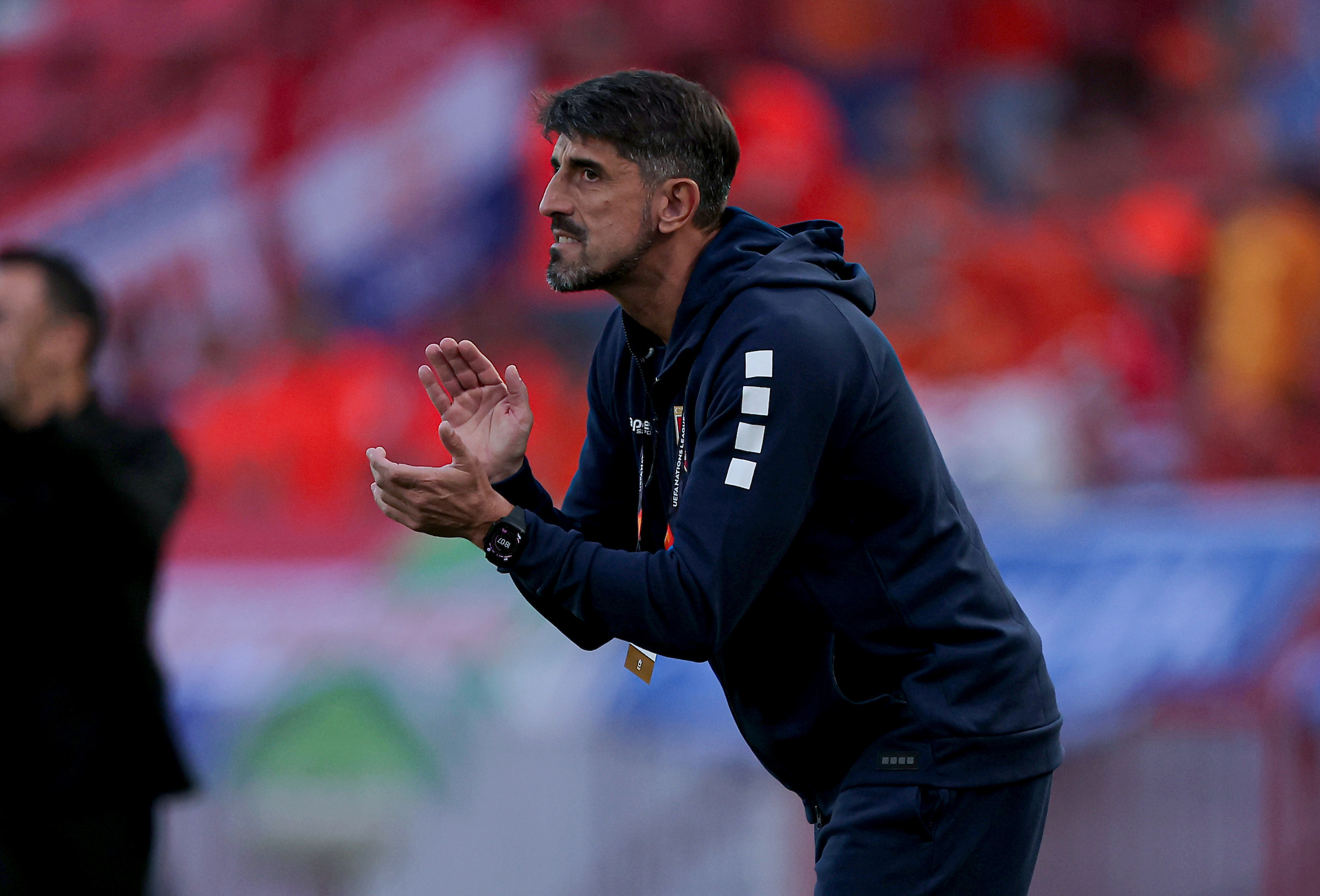 Serbia's head coach Veljko Paunovic