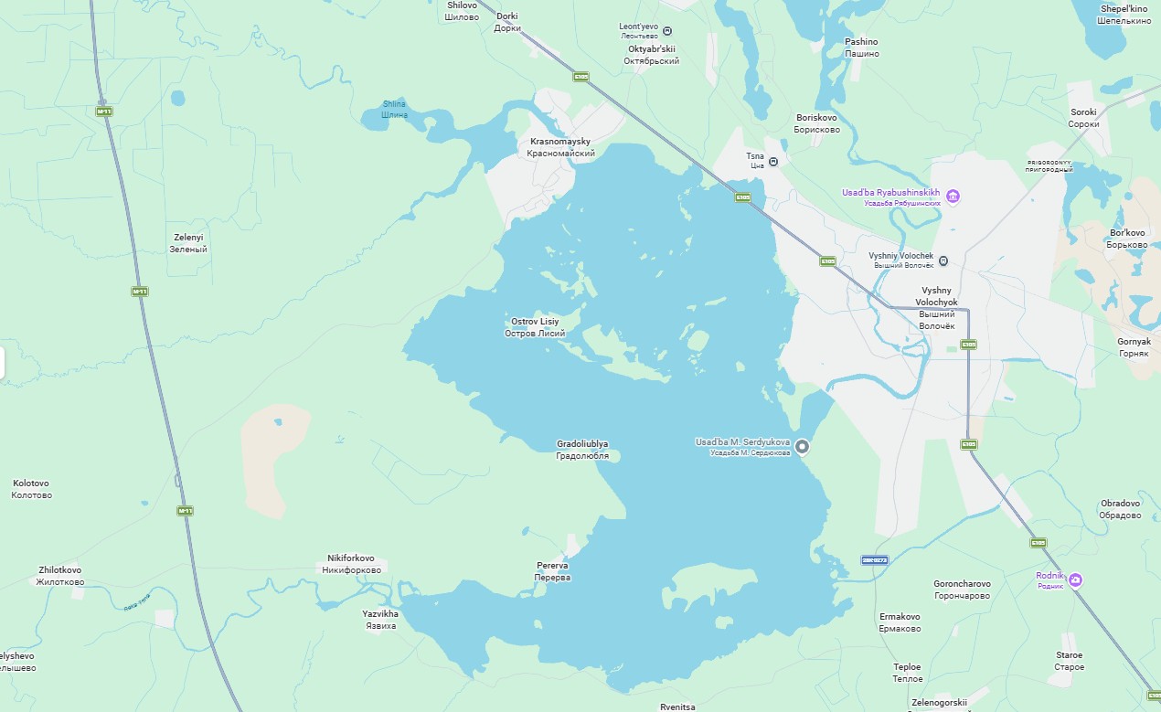 Ostrvo Lisi mapa
