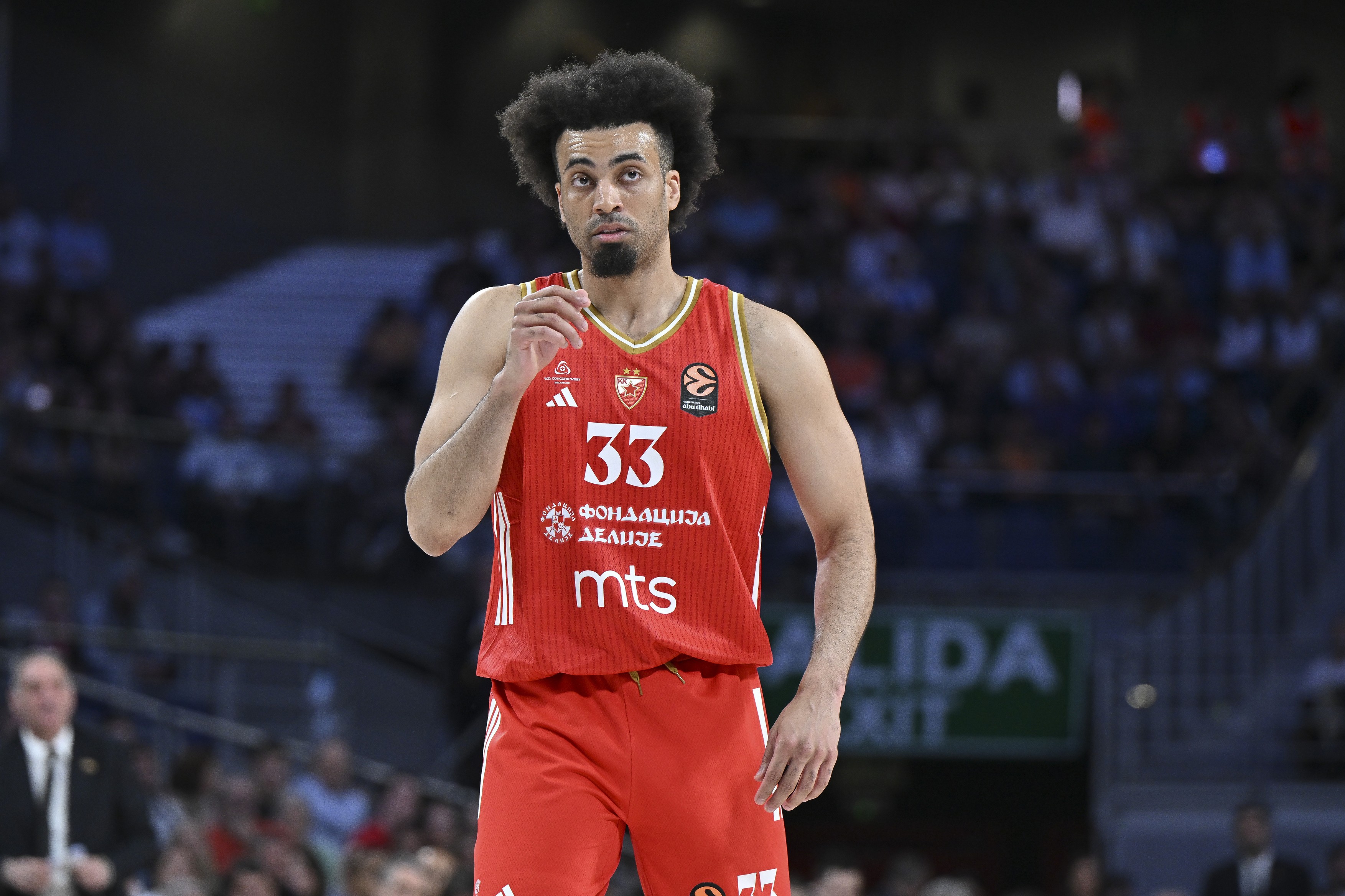 Jordan Nwora  of Crvena Zvezda  Belgrade