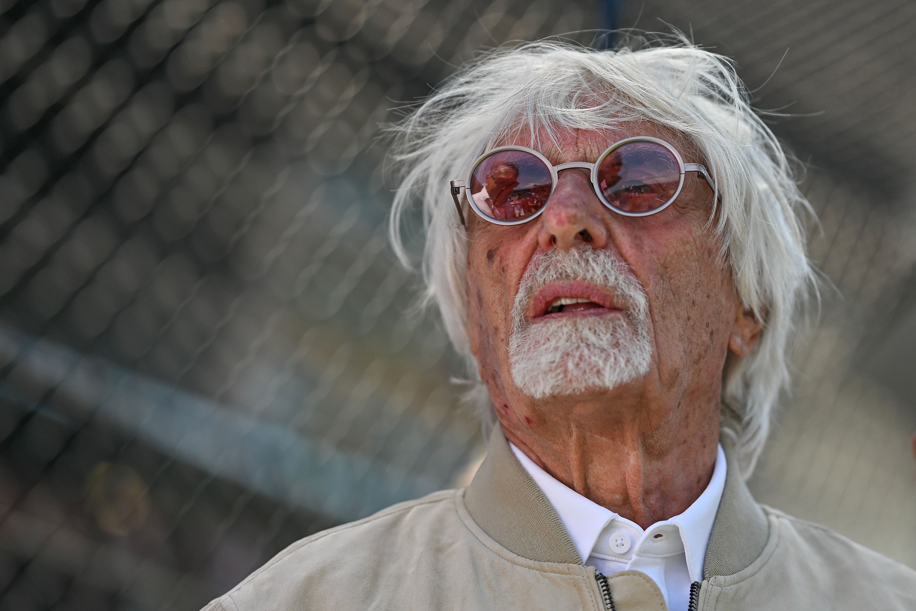 Bernie Ecclestone on the grid during the F1 Lenovo Austrian Grand Prix