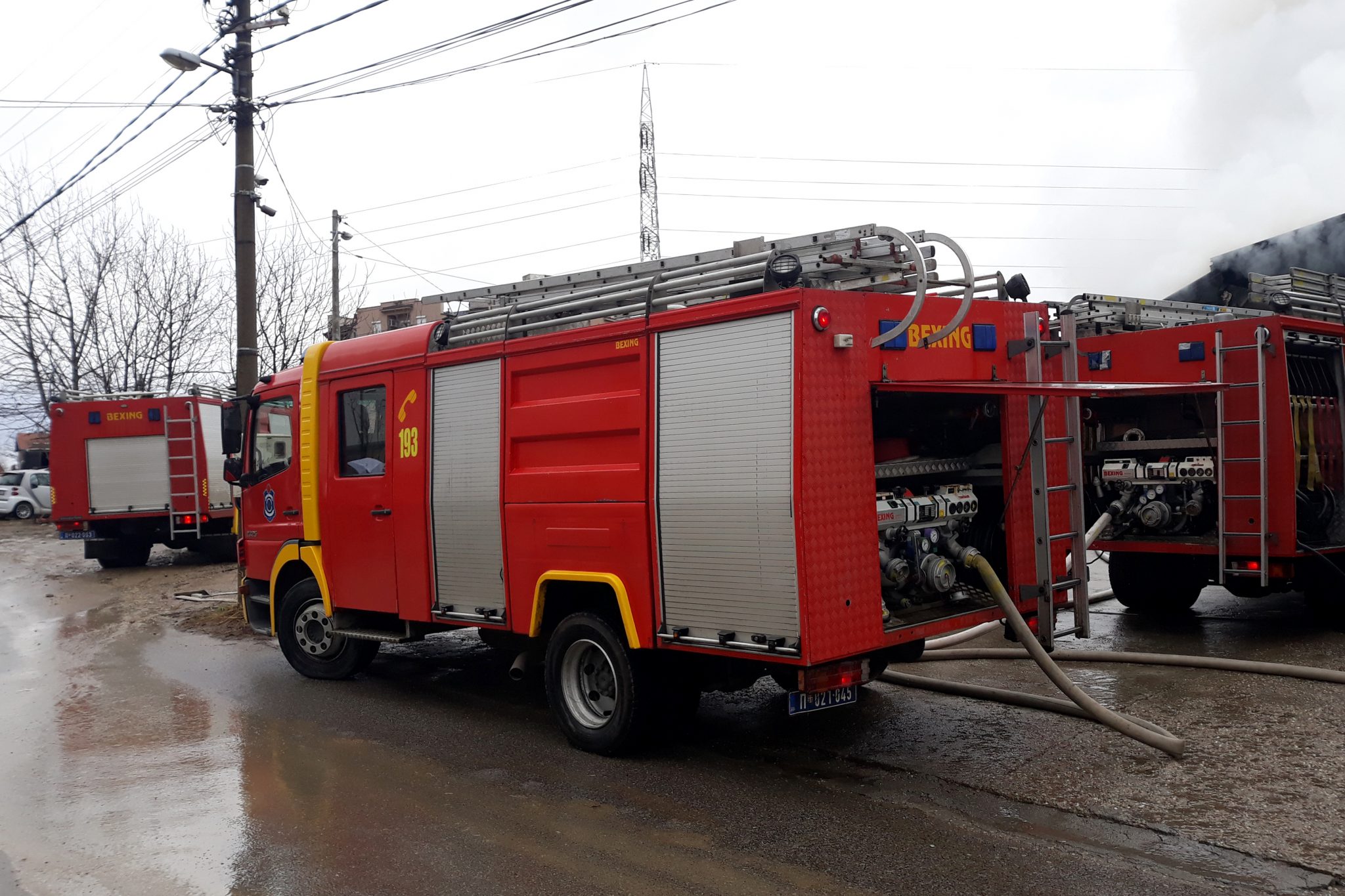 Požar u Industriji motora Rakovica