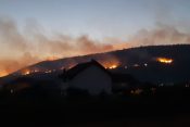 Velje brdo, Podgorica, Crna Gora, požar