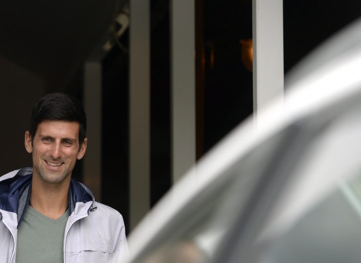 Novak Djokovic tokom posete Bosni