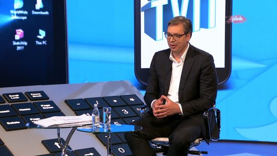 Vučić u emisiji Hit Tvit