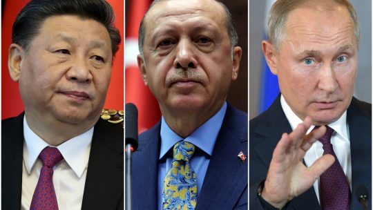 Si Đinping, Redžep Tajip Erdogan i Vladimir Putin